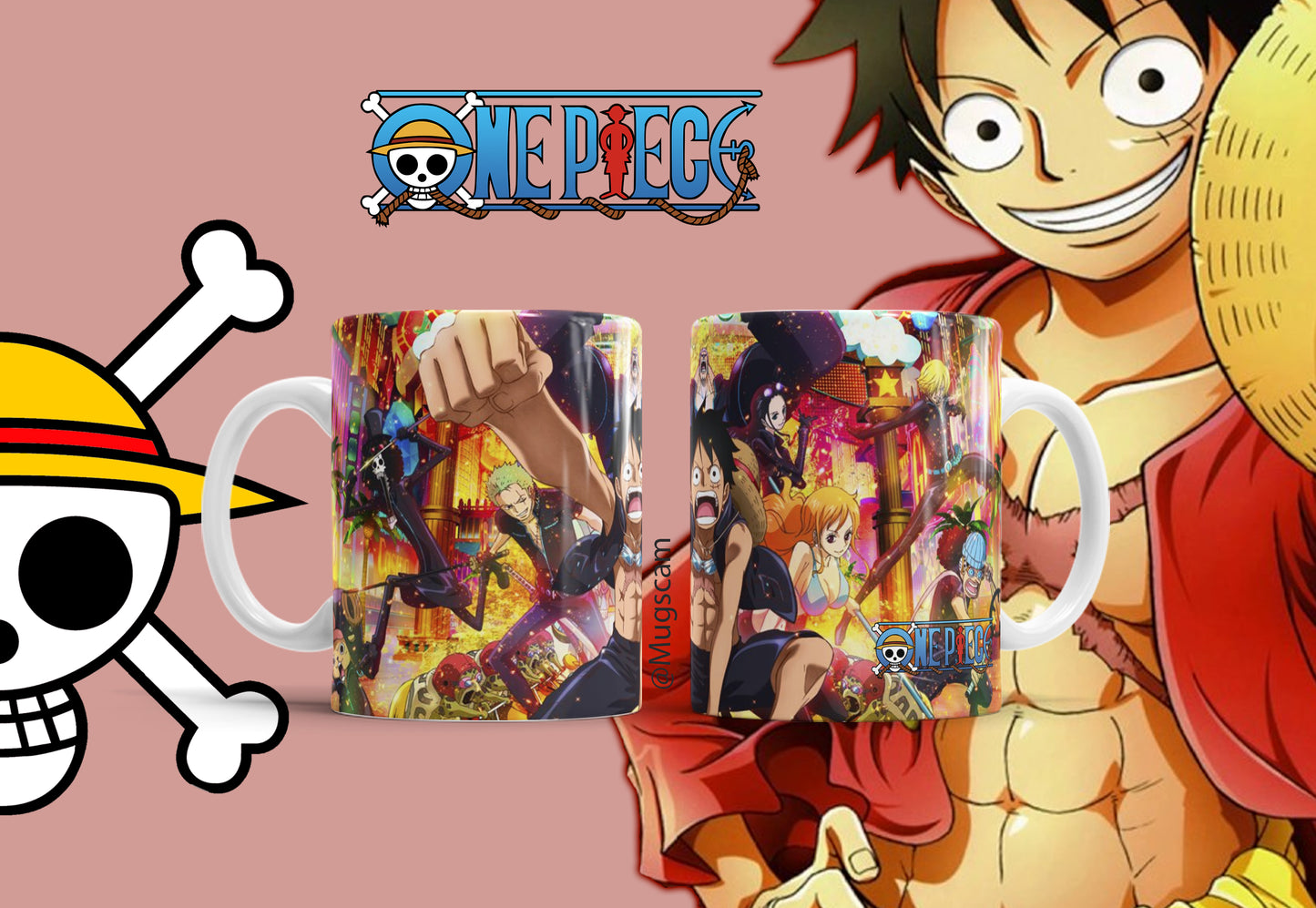 Taza diseño One Piece