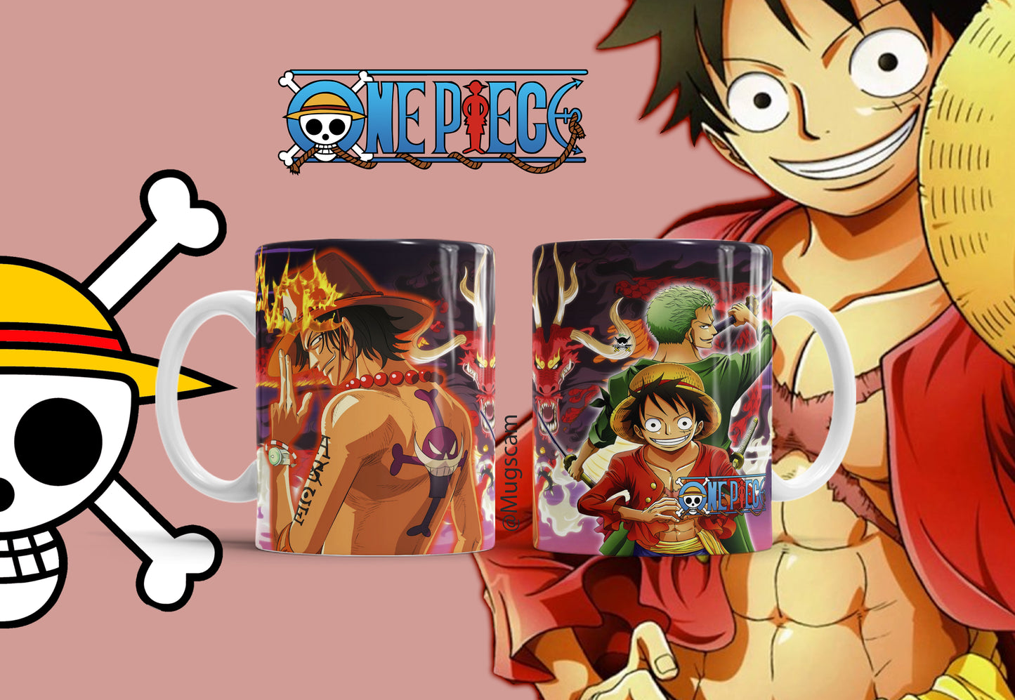 Taza diseño One Piece