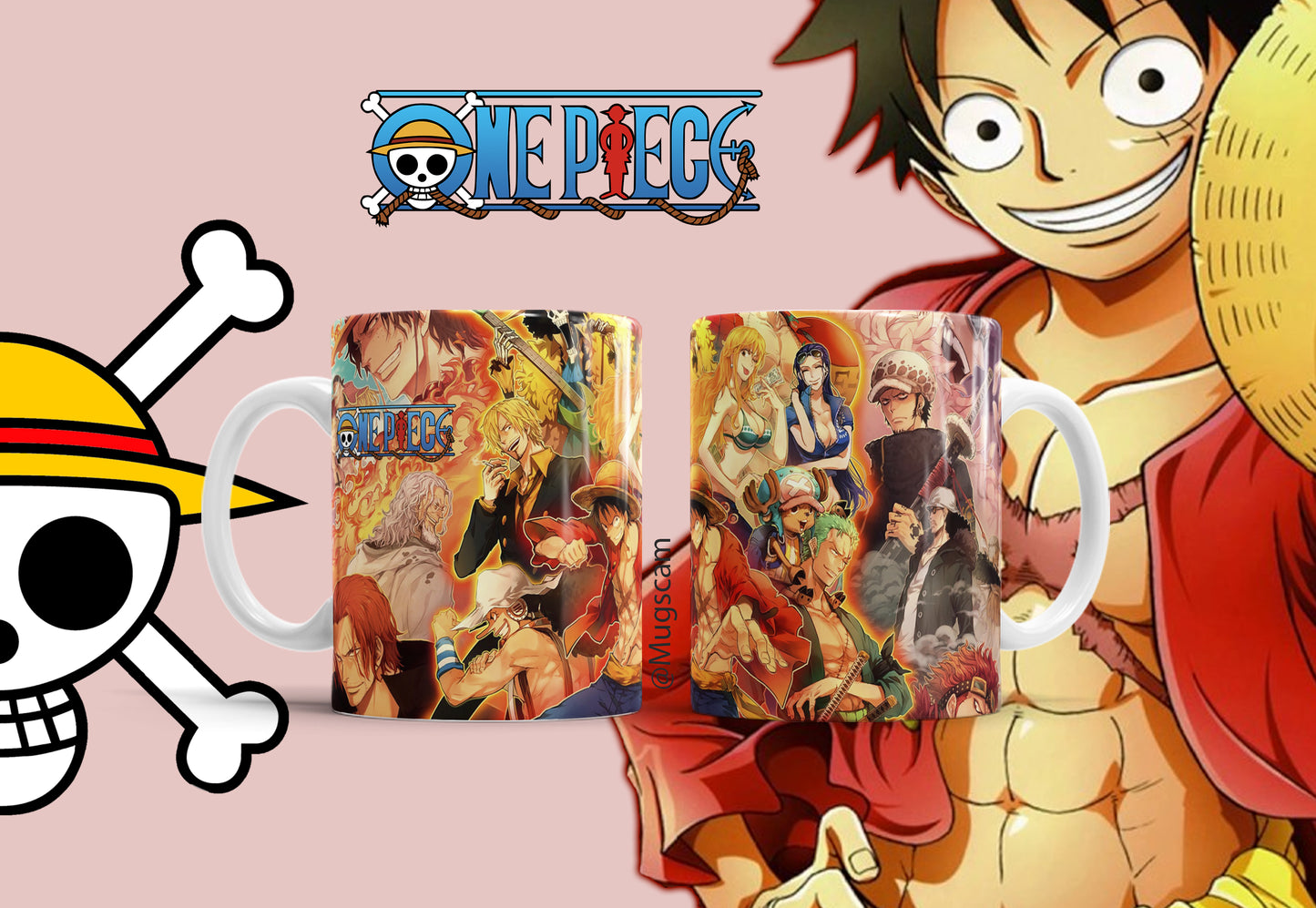 Taza diseño One Piece
