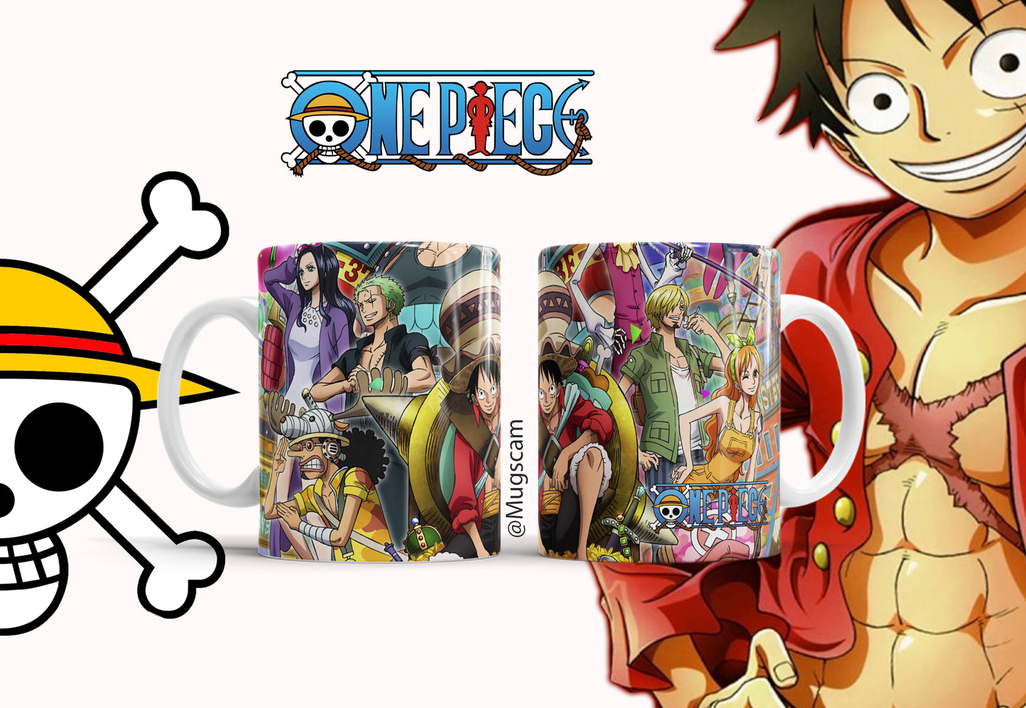 Taza diseño One Piece