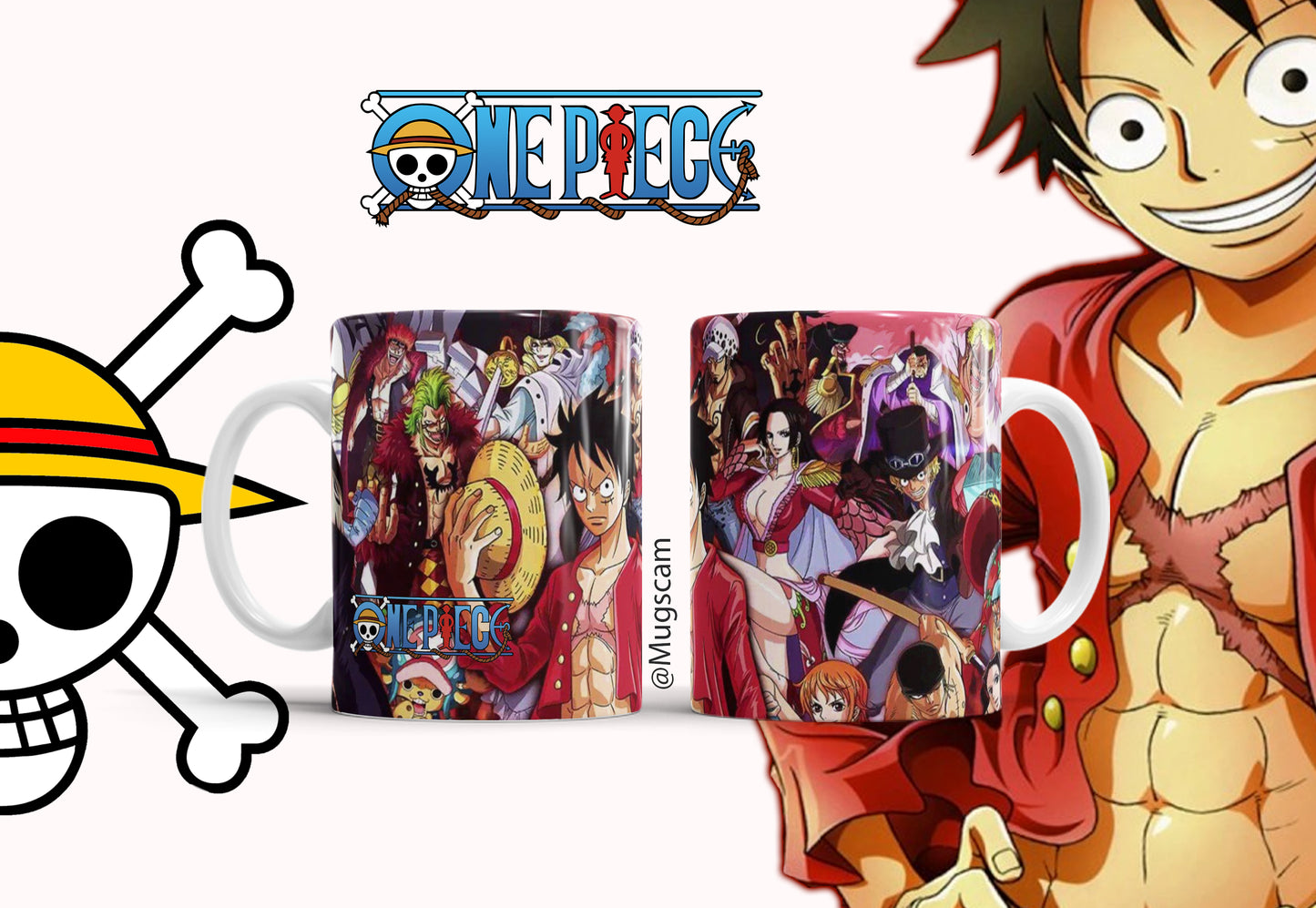 Taza diseño One Piece