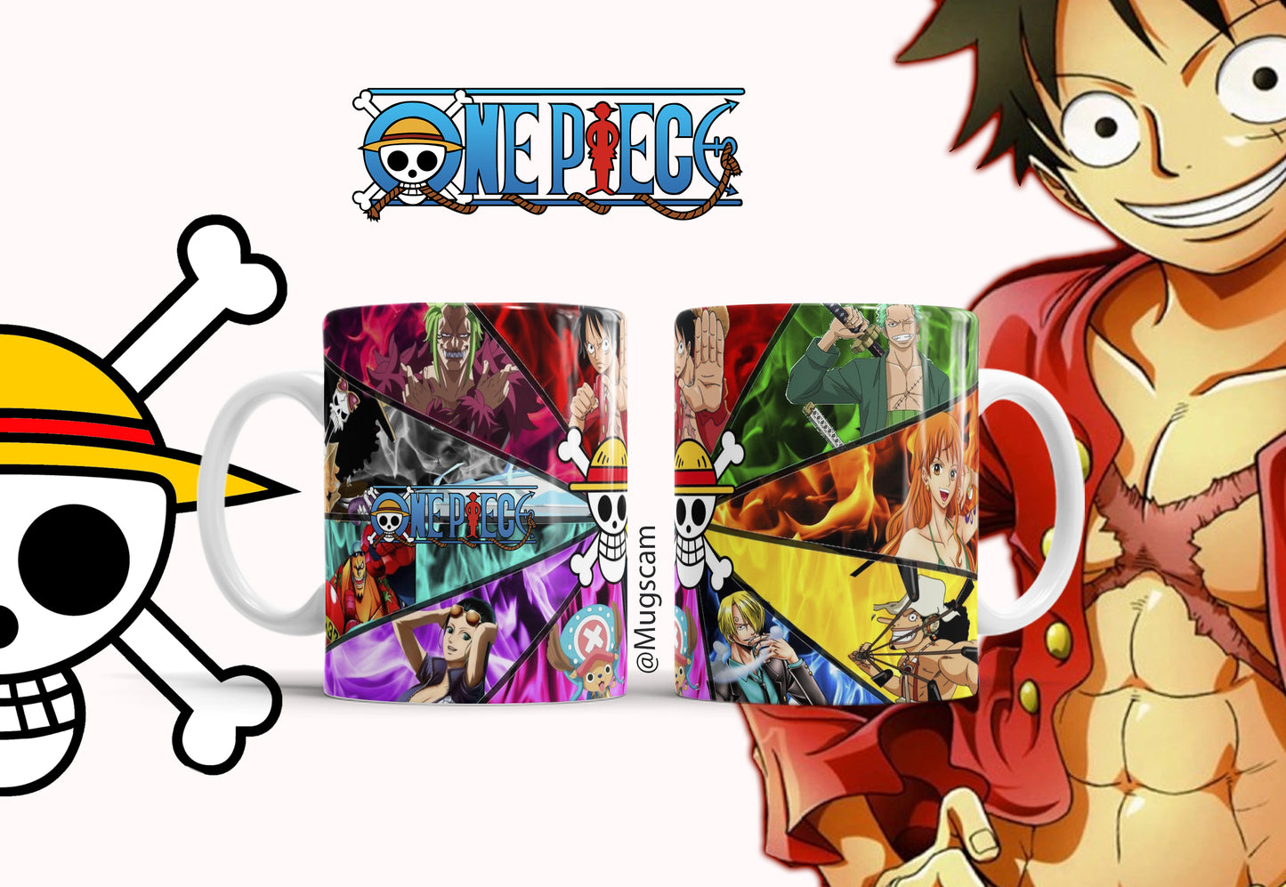 Taza diseño One Piece