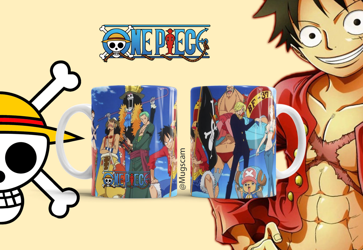 Taza diseño One Piece