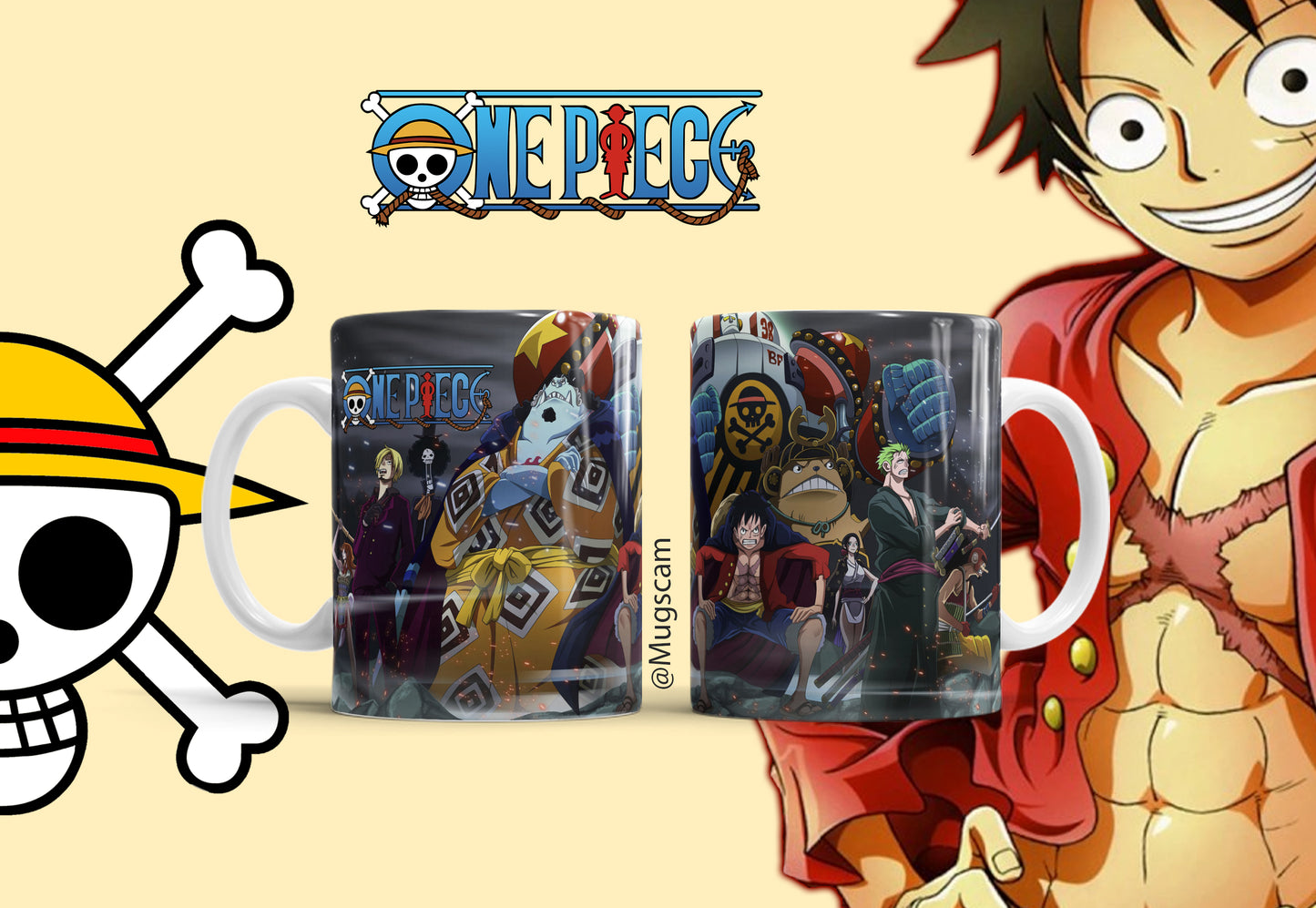 Taza diseño One Piece