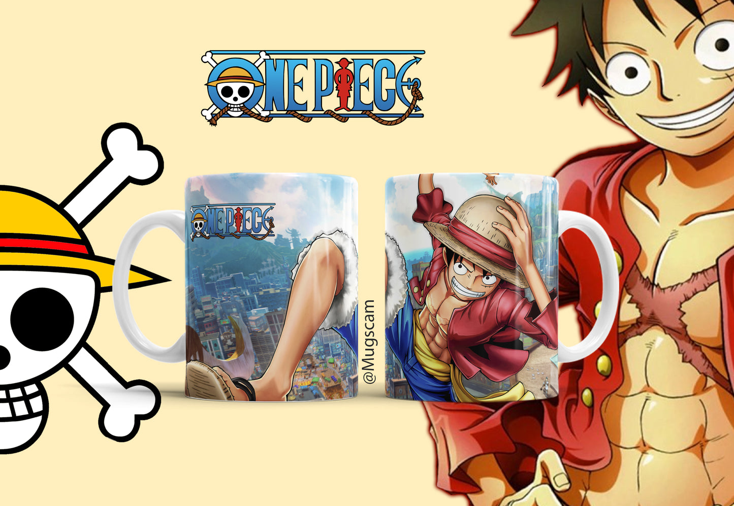 Taza diseño One Piece