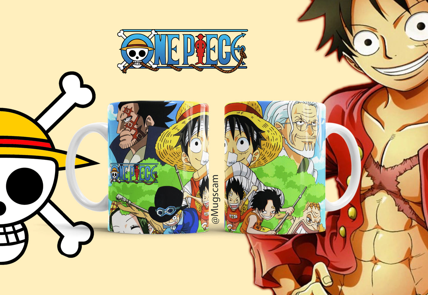 Taza diseño One Piece