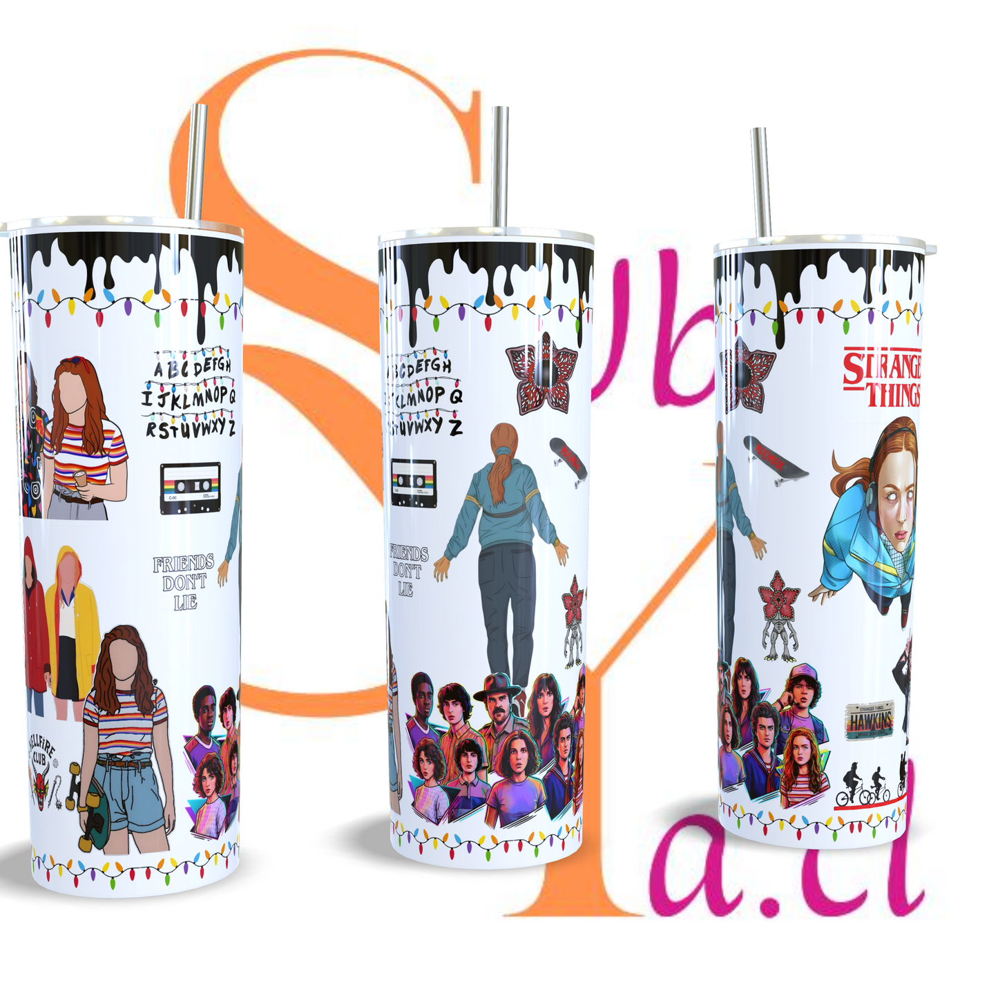 Vaso 600ml Stranger Things