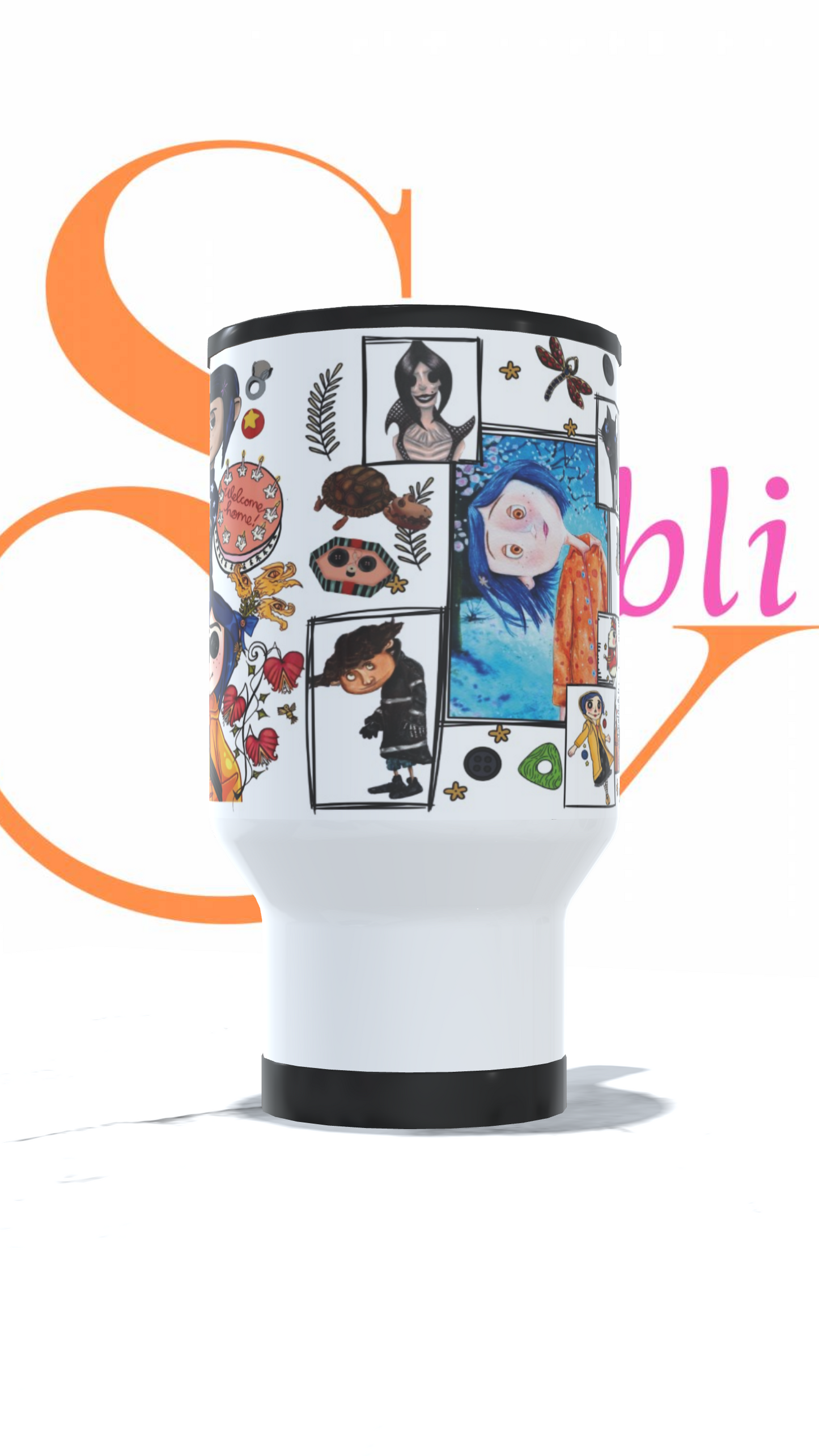 Mug térmico Coraline