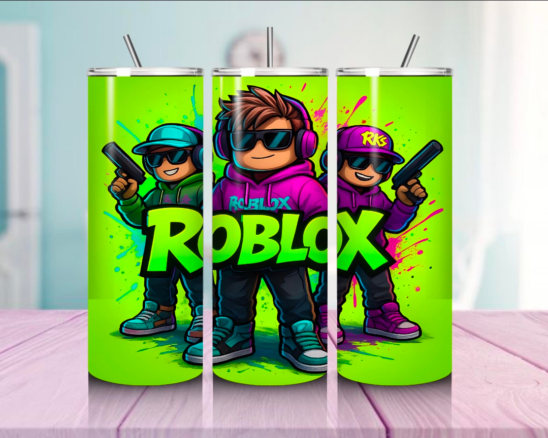Vaso térmico de 600ml Temática Roblox