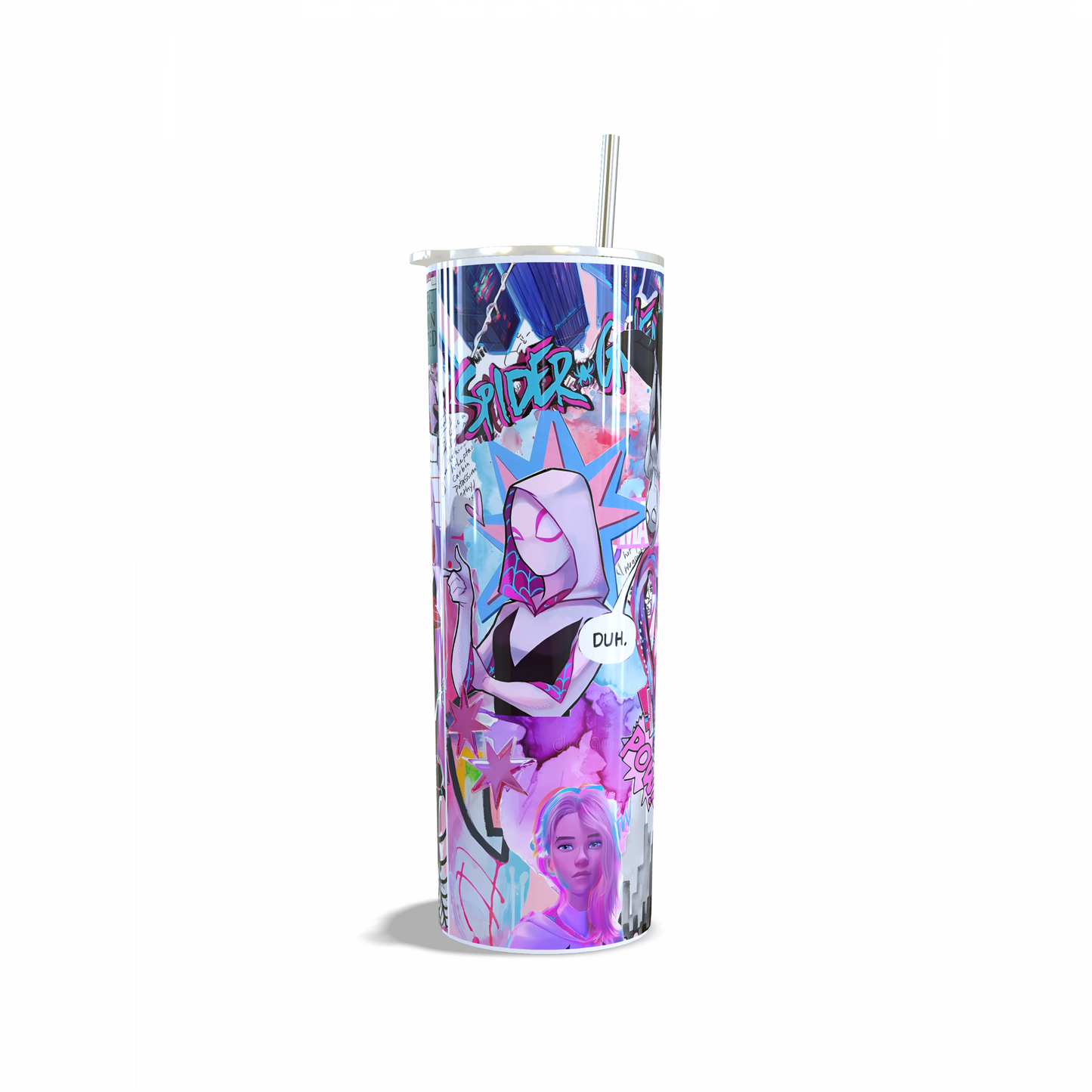 Vaso térmico de 600ml Spider Girls ( Spider Gwen)