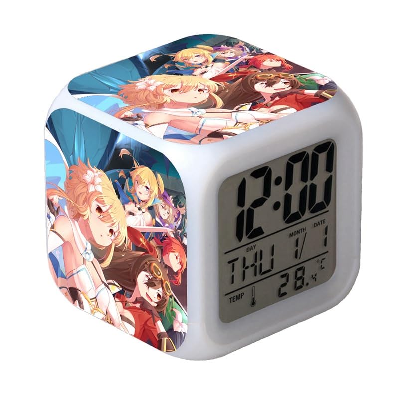 RELOJ DIGITAL CAMBIA COLOR CON 3 PLACAS METALICAS