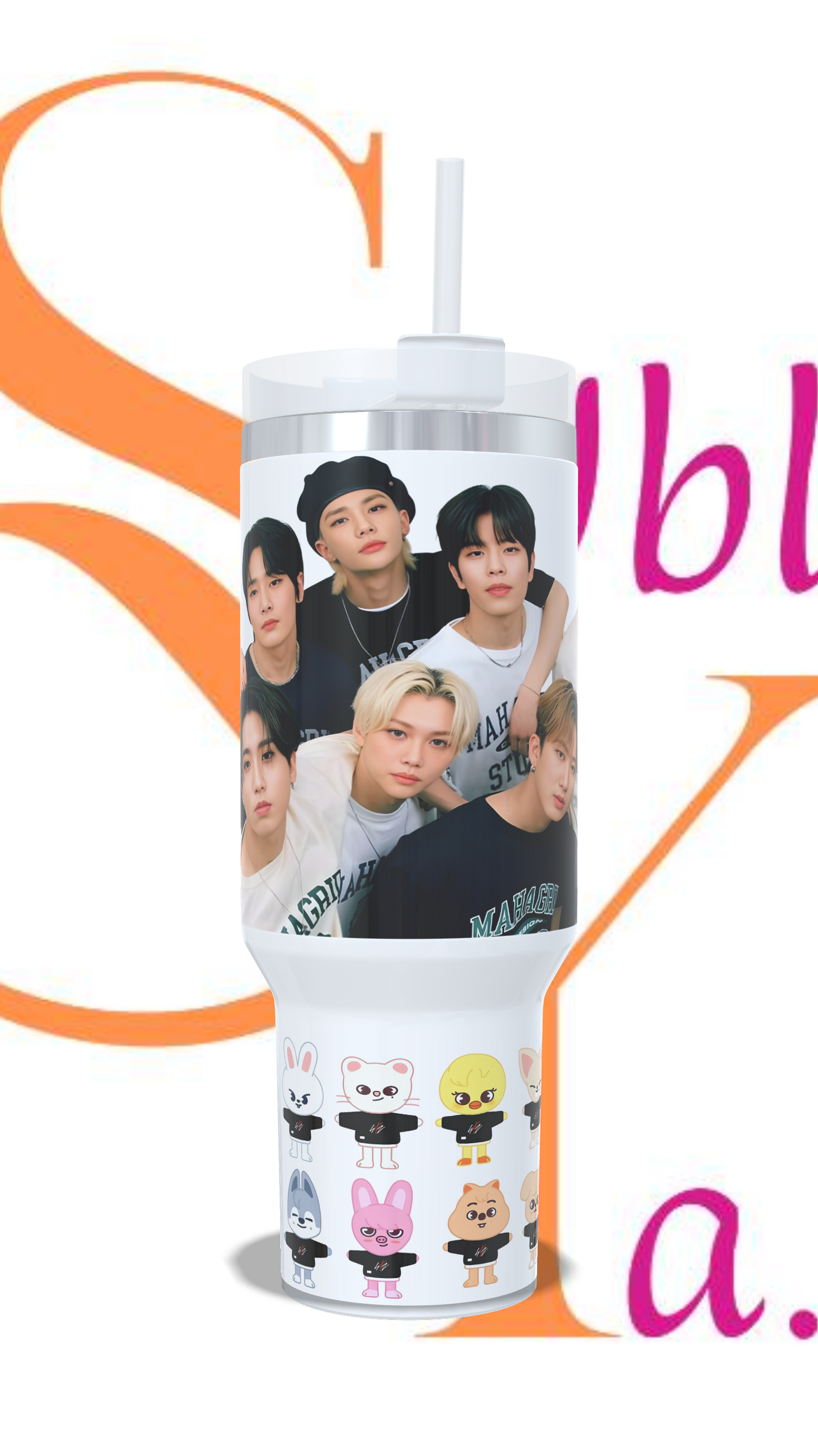 Vaso tipo Stanley Stray Kids