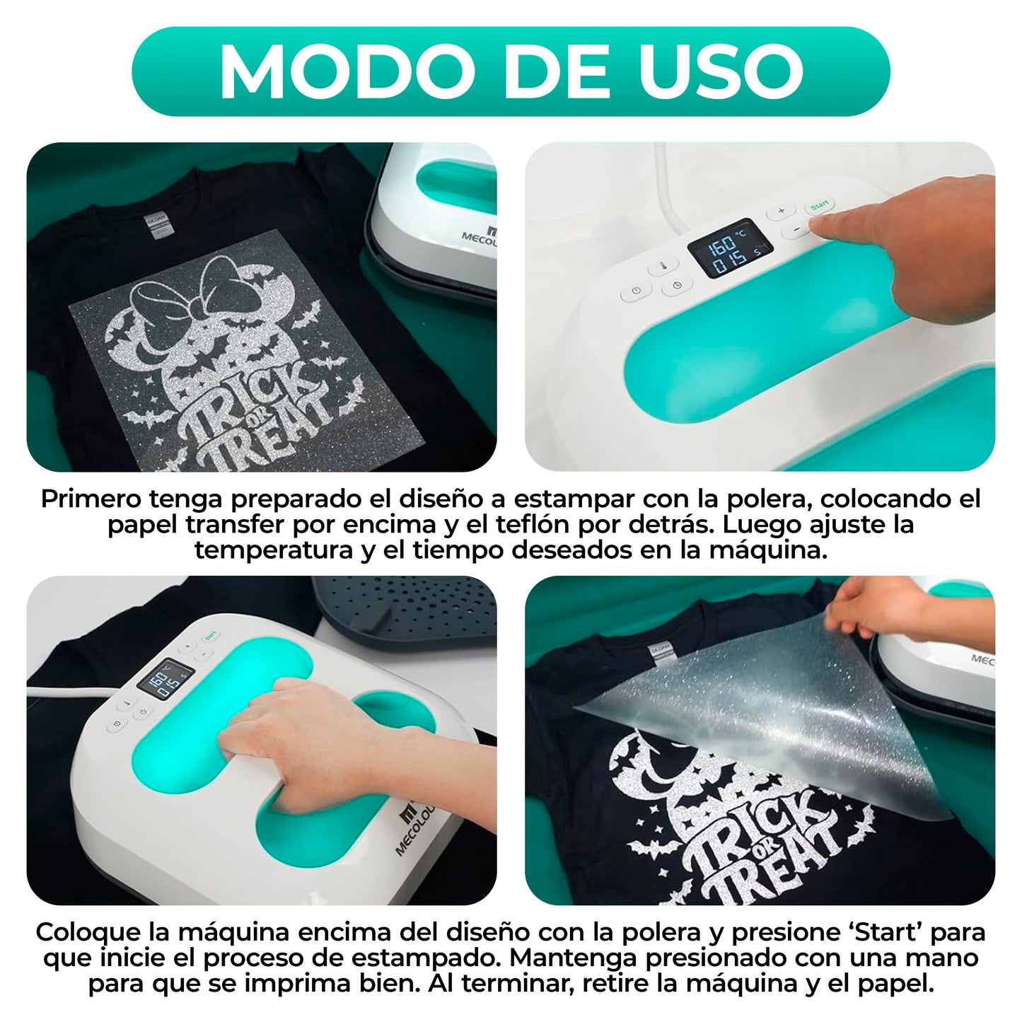 ESTAMPADORA PORTATIL 22.5CM×22.5CM