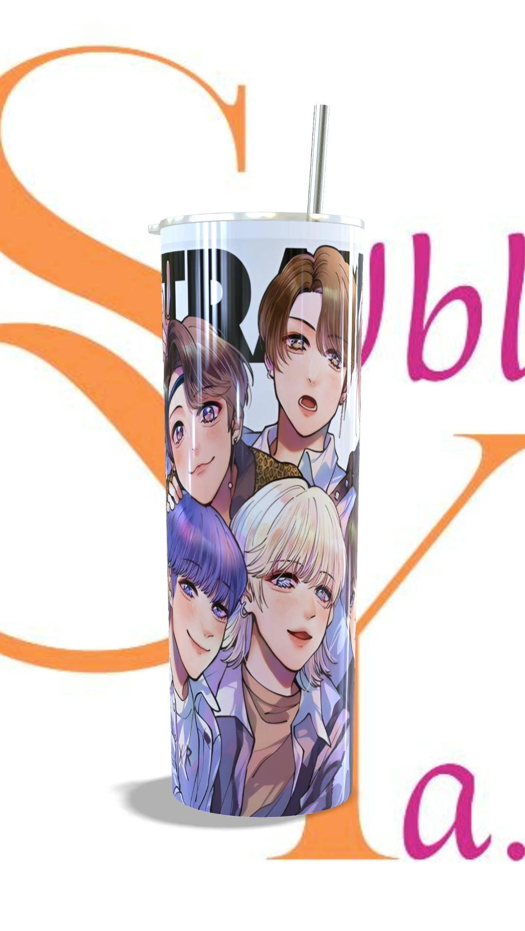 Vaso térmico de 600ml Stray Kids Animado