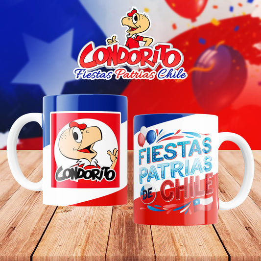 Taza condorito Fiestas patrias