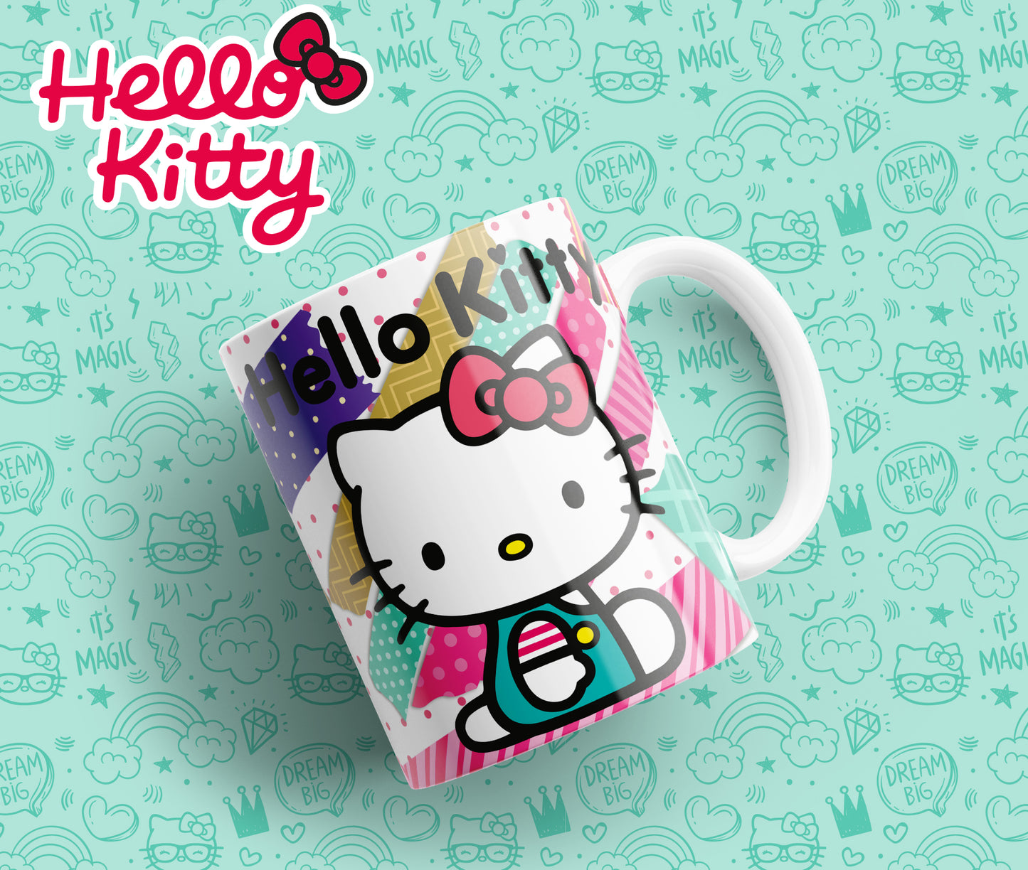 Diseños para tazas Hello Kitty