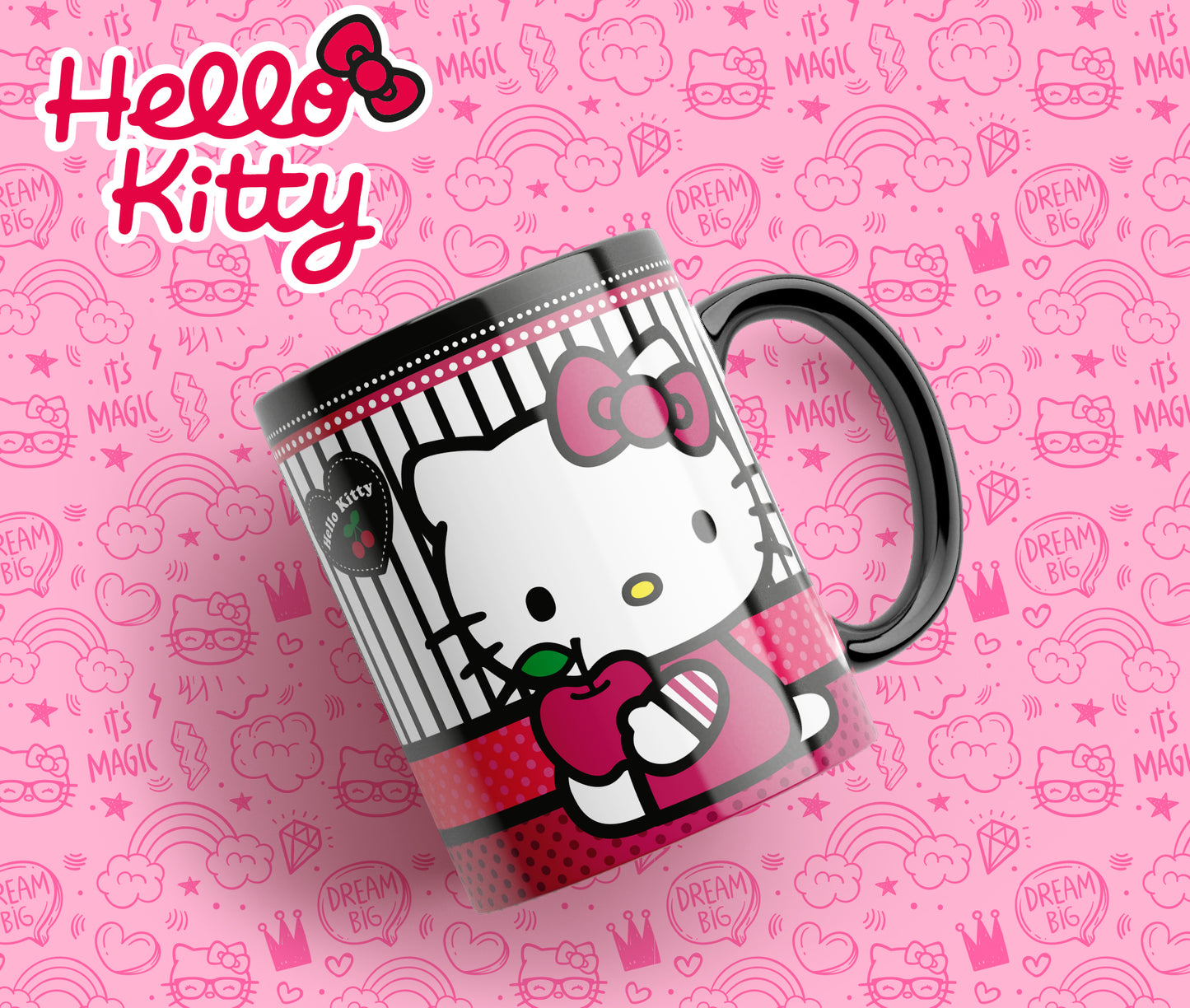 Diseños para tazas Hello Kitty