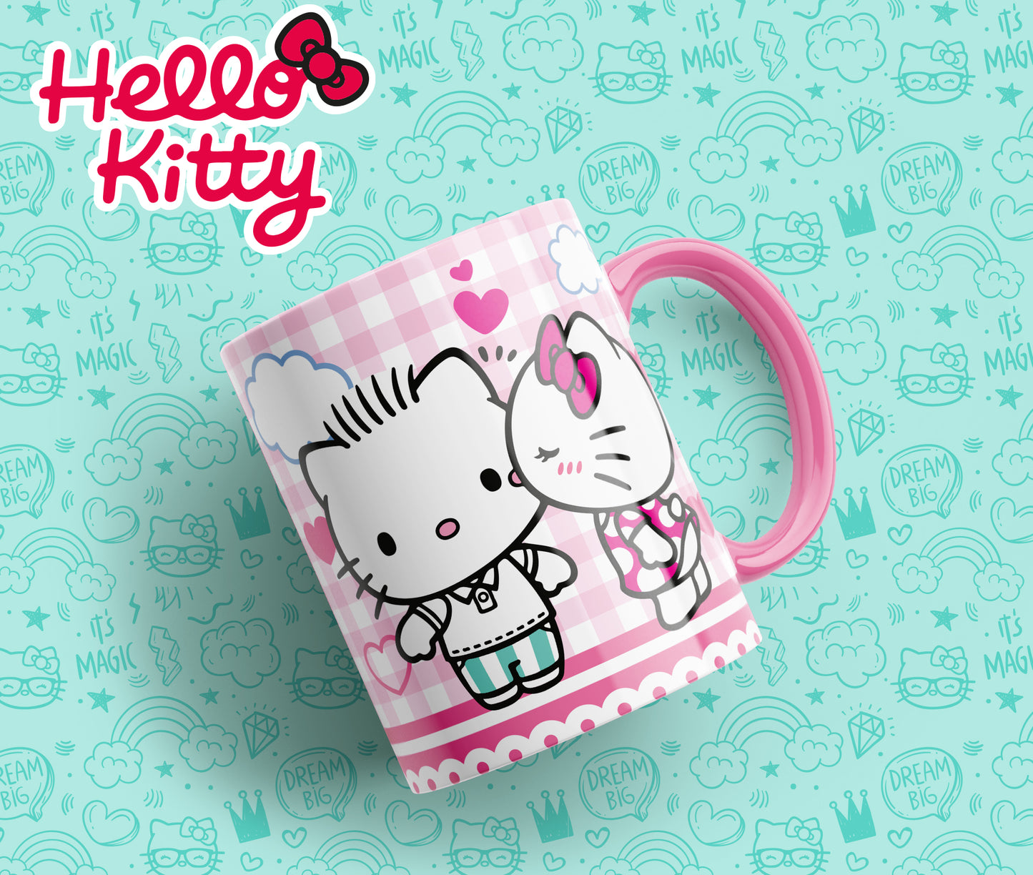 Diseños para tazas Hello Kitty