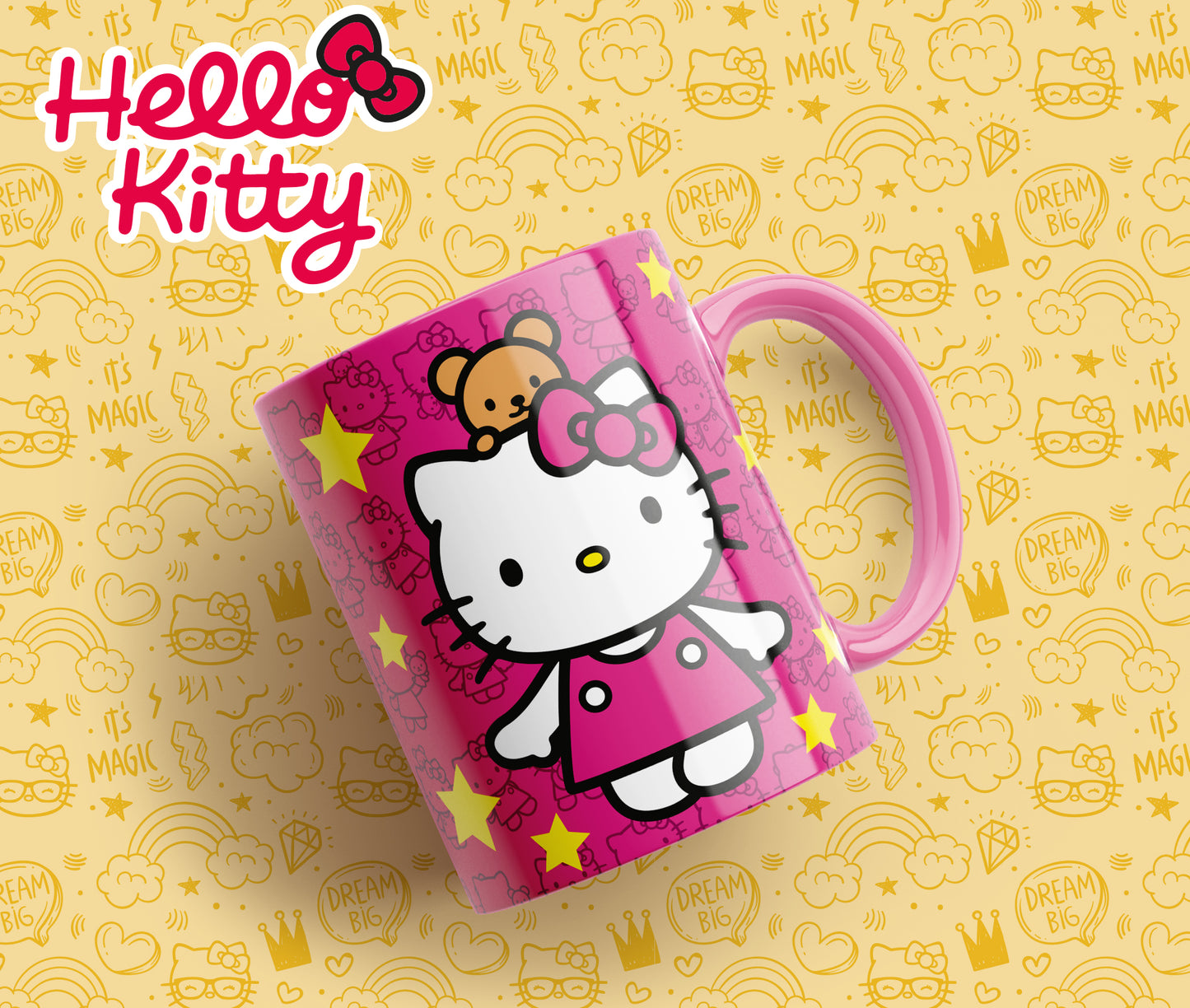 Diseños para tazas Hello Kitty
