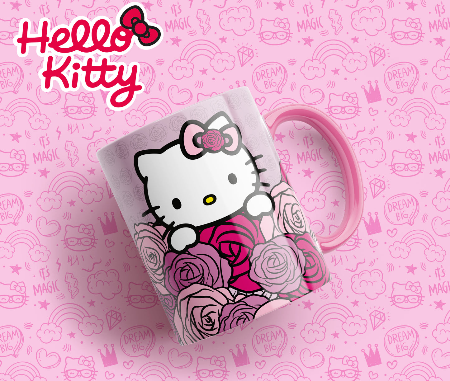 Diseños para tazas Hello Kitty