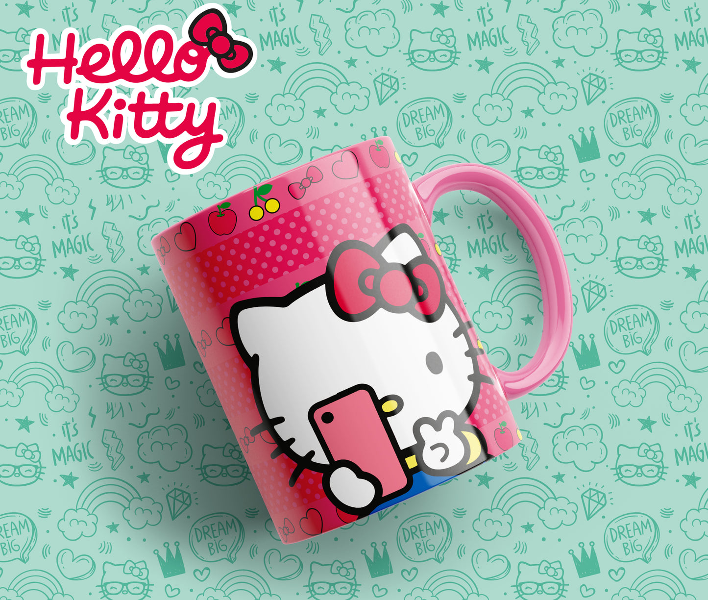 Diseños para tazas Hello Kitty