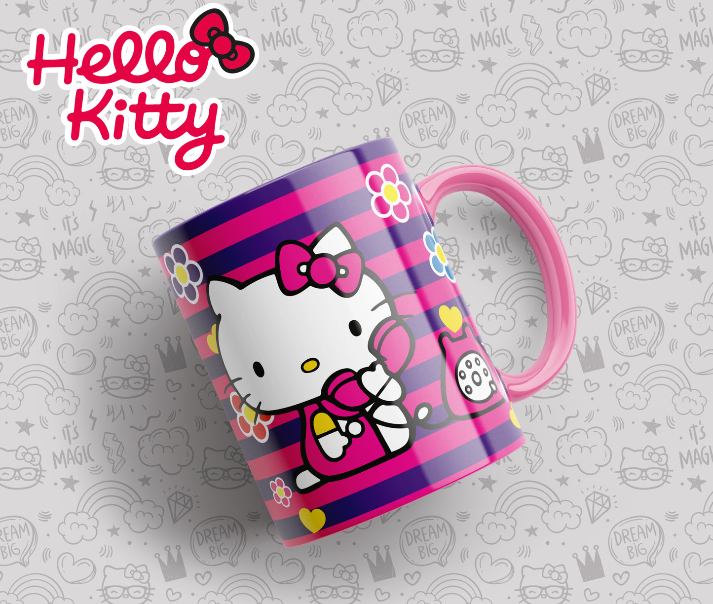 Diseños para tazas Hello Kitty