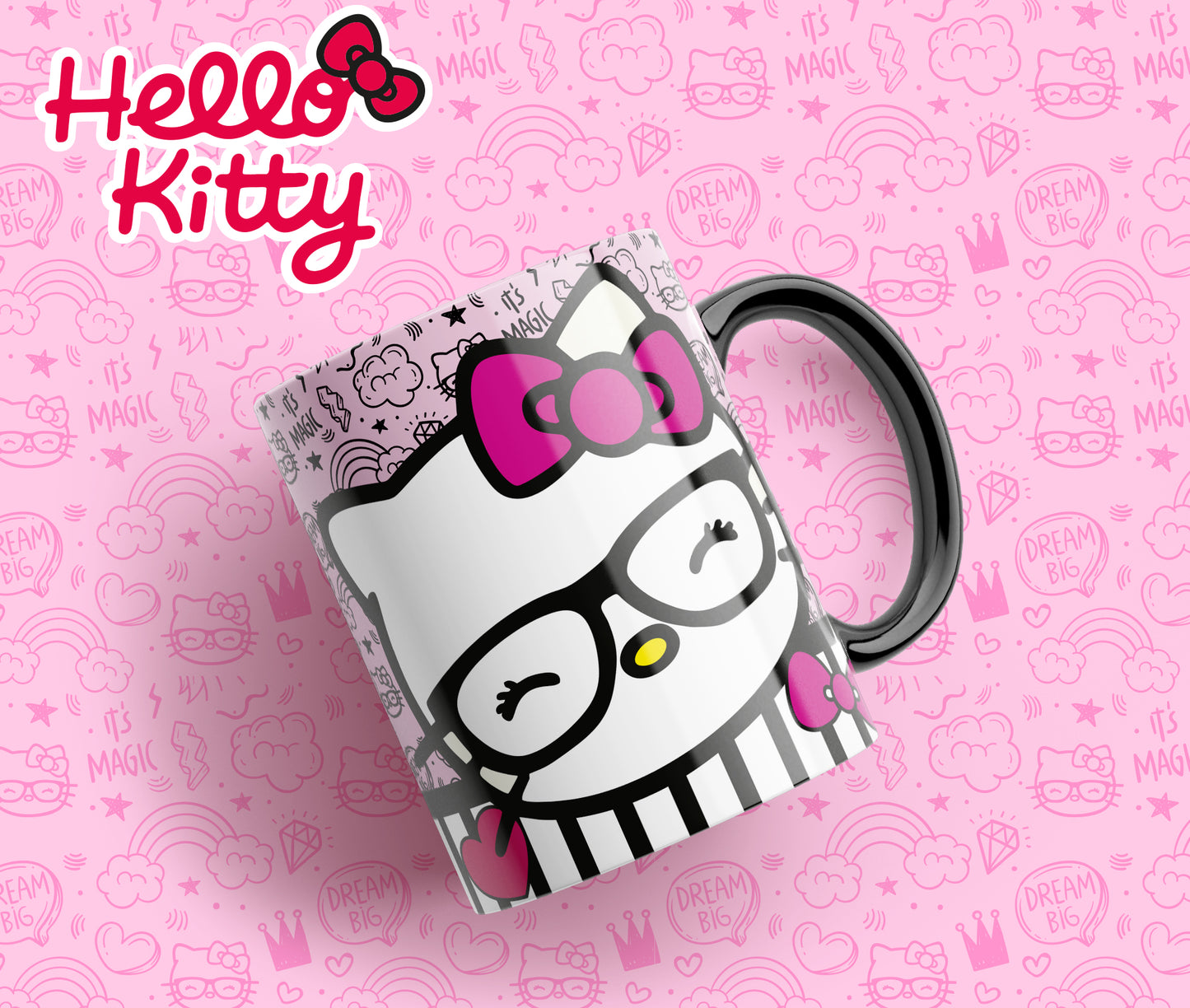 Diseños para tazas Hello Kitty