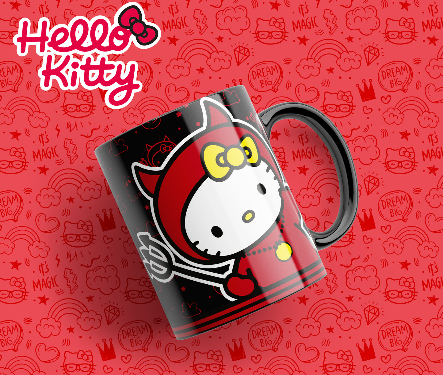 Diseños para tazas Hello Kitty