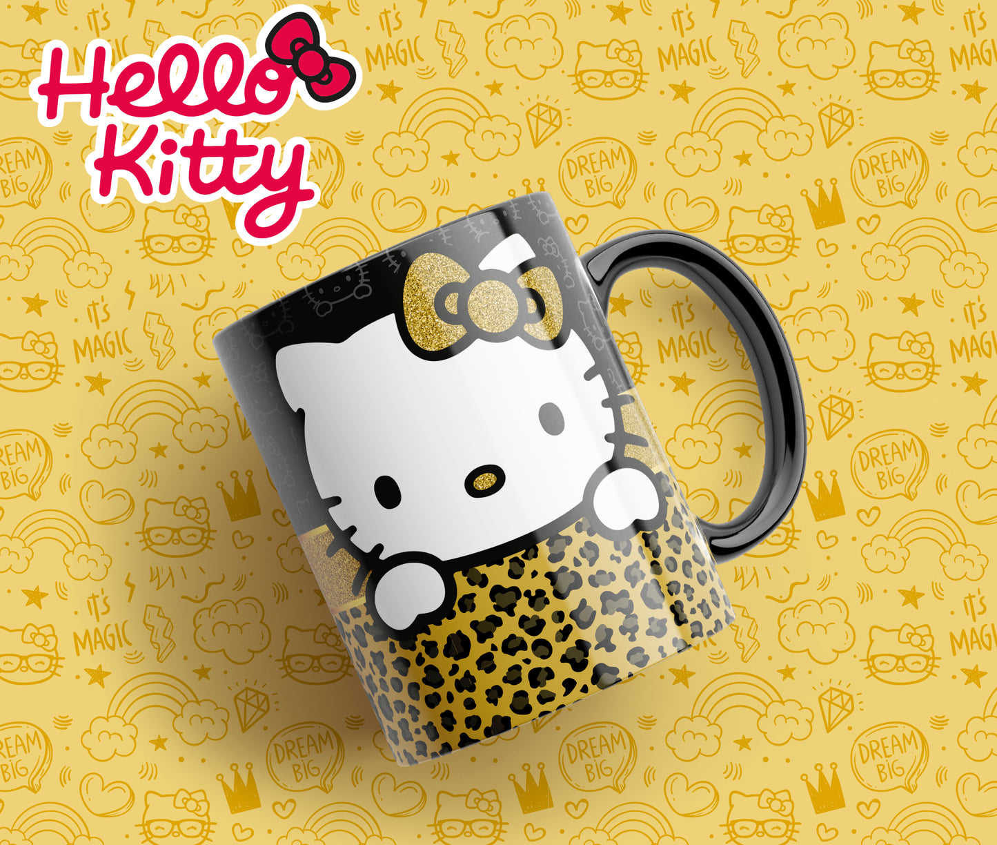 Diseños para tazas Hello Kitty