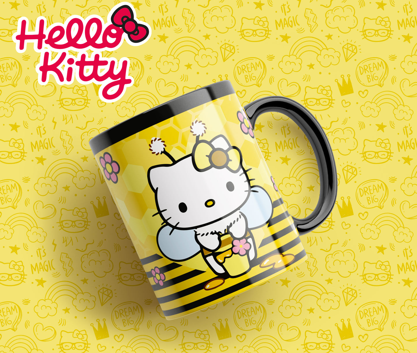 Diseños para tazas Hello Kitty