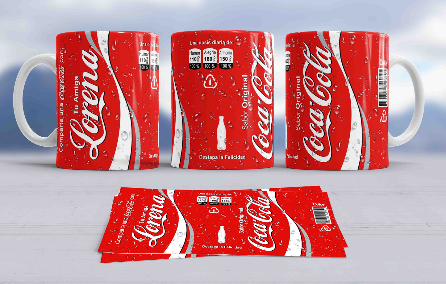 Taza diseño Bebidas