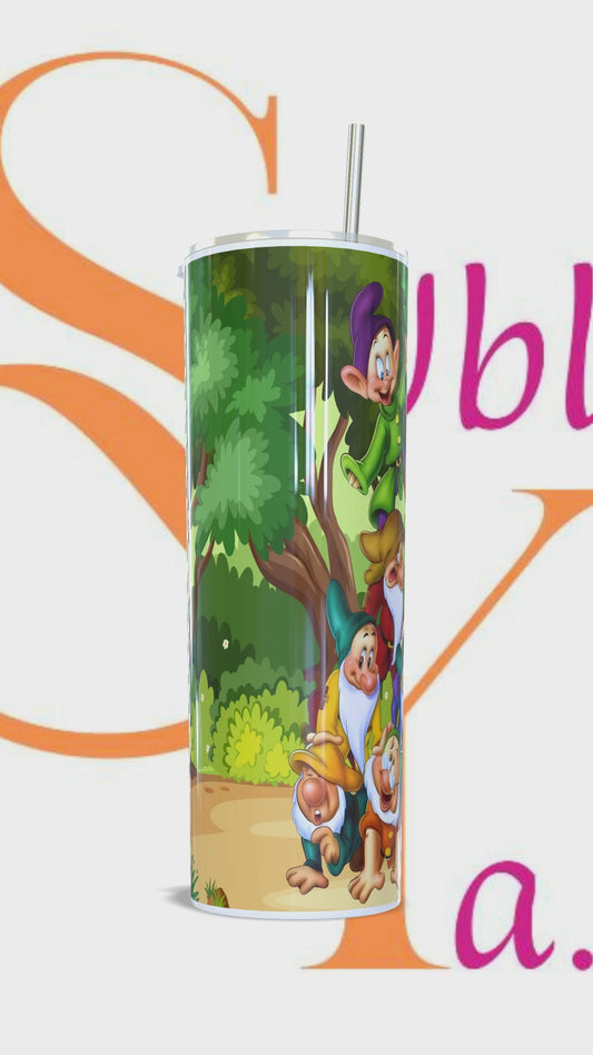 Vaso térmico de 600ml Los 7 enanitos