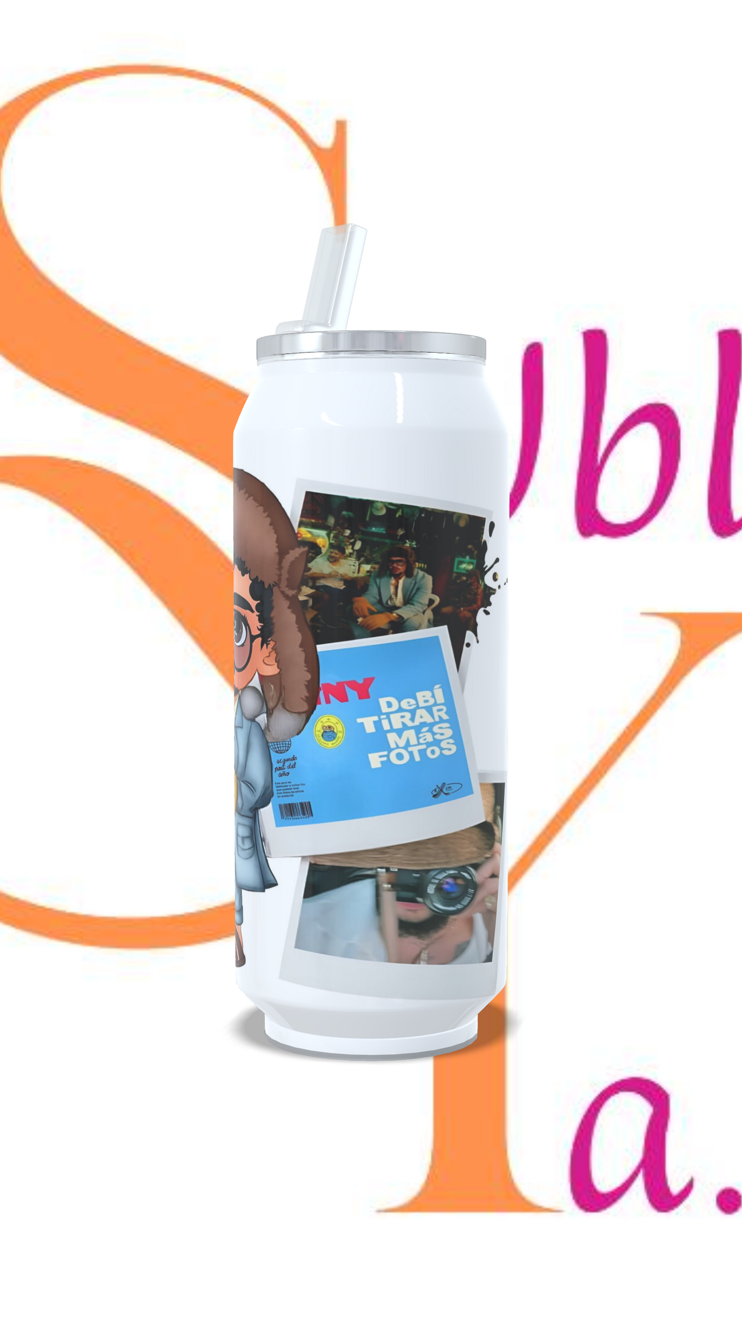 Vaso térmico de 470ml Temática Bad Bunny