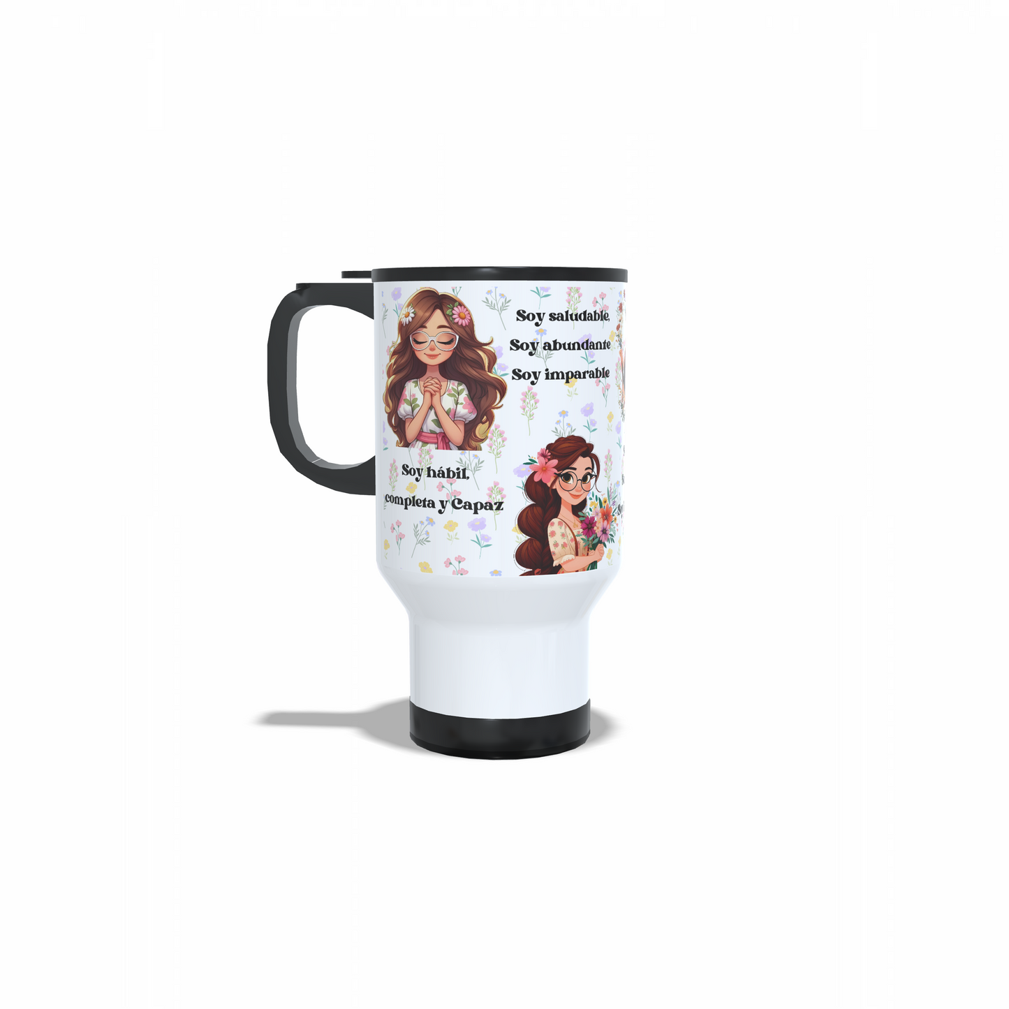 Mug térmico Soy hábil, completa y Capaz