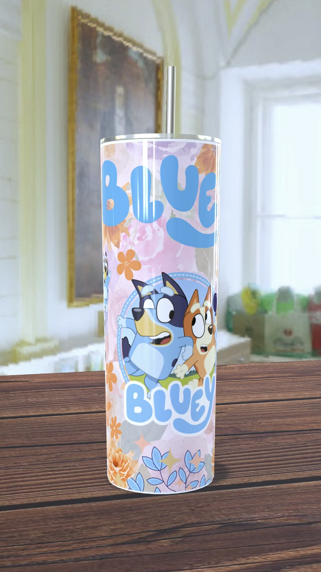 Tumbler térmico de 20oz Bluey