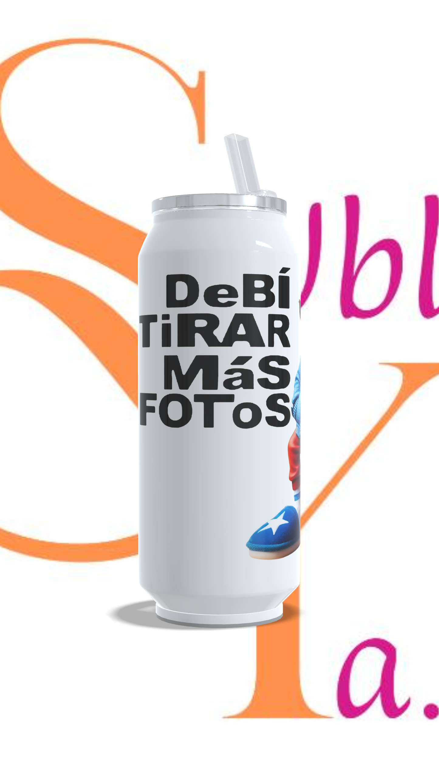 Vaso térmico de 470ml Bad Bunny Debí tirar más Fotos
