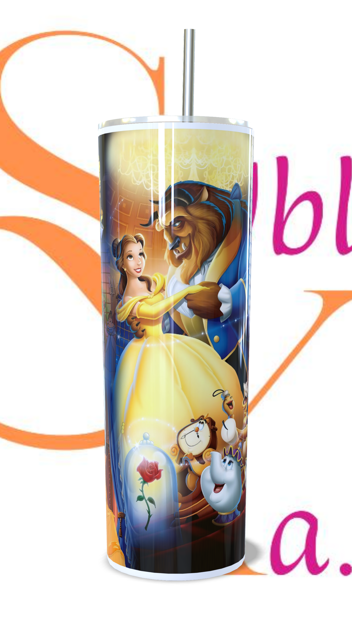 Vaso térmico de 600ml Princesas Disney