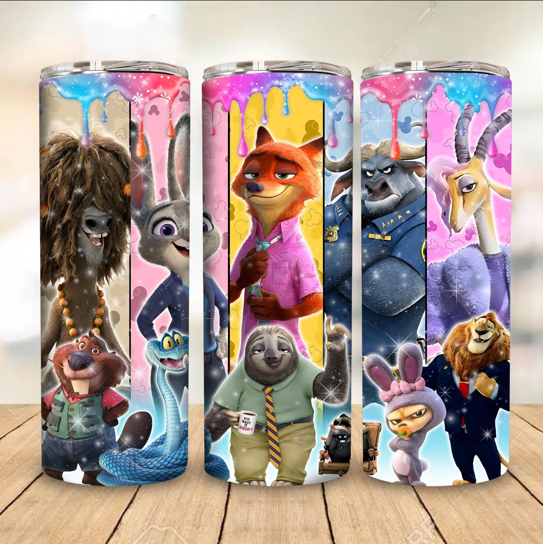 Vaso térmico de 600ml Temática ZOOTOPIA 3