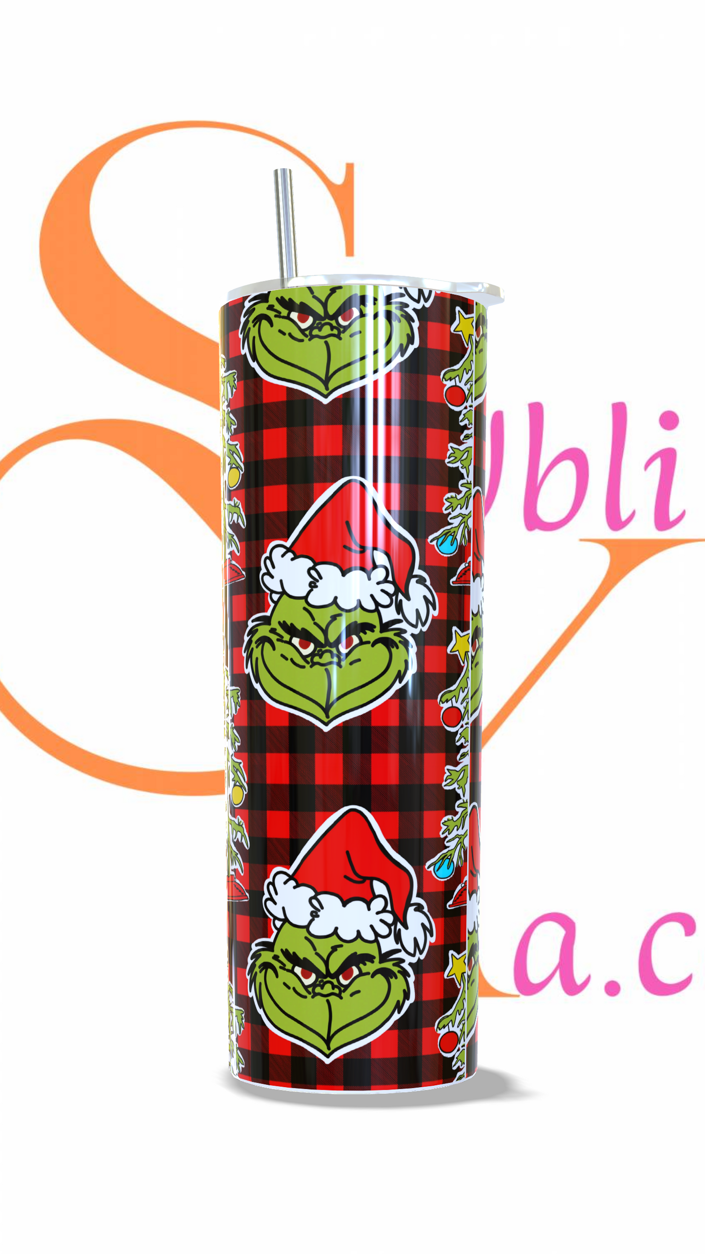 Vaso térmico de 600ml Diseño Grinch