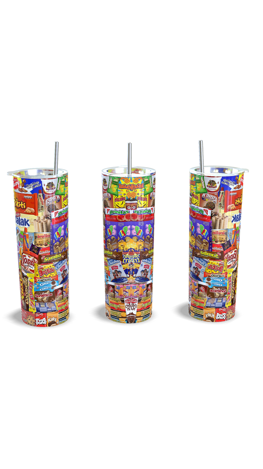 Tumbler de 600ml Chucherías Venezolanas