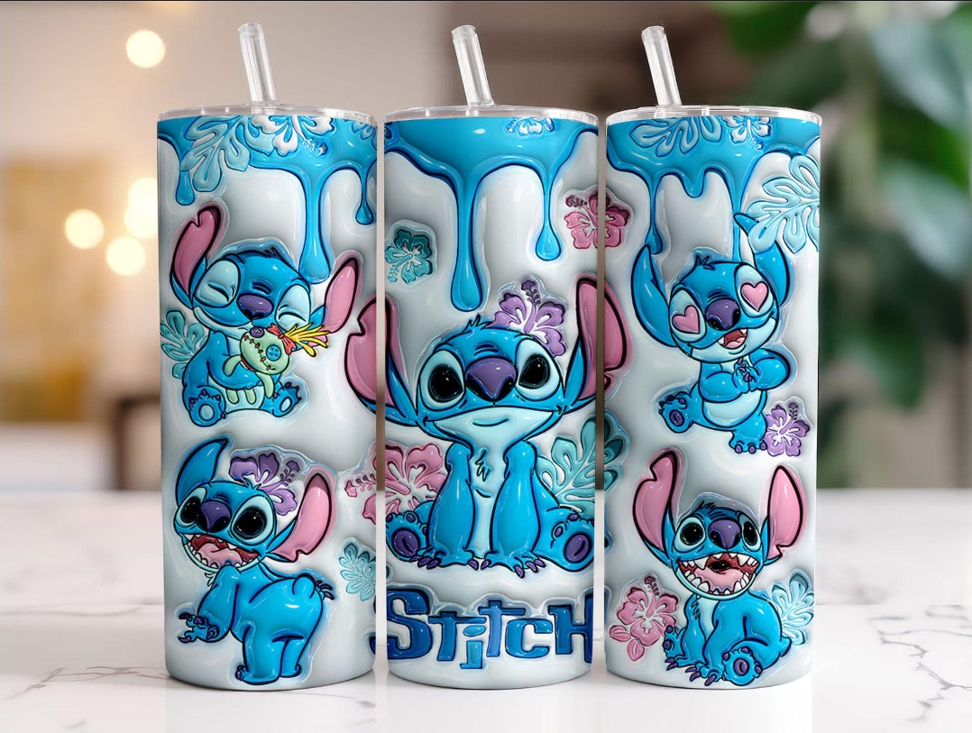 Tumbler Diseño Stitch