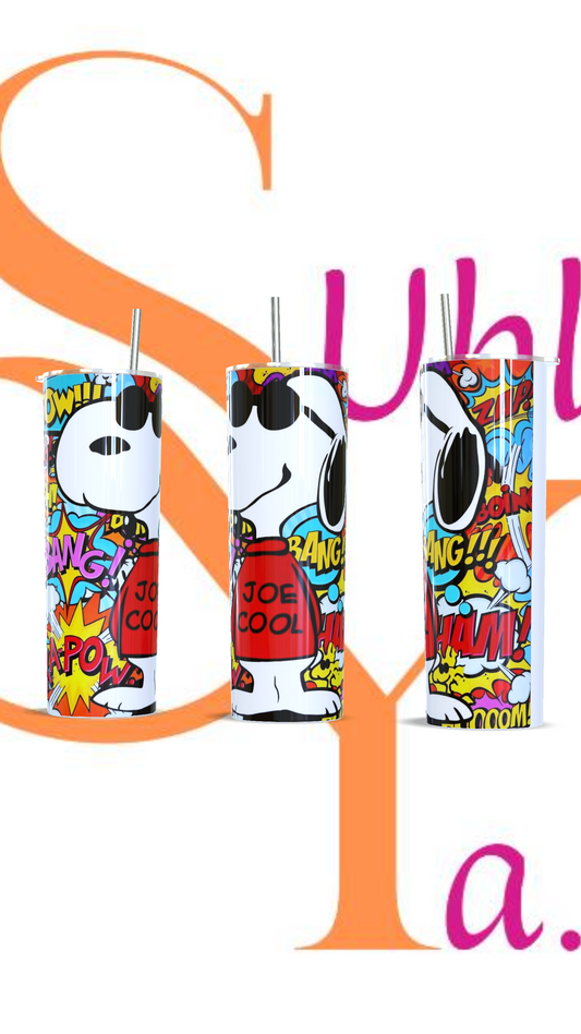 Vaso térmico de 600ml Temática Snoopy