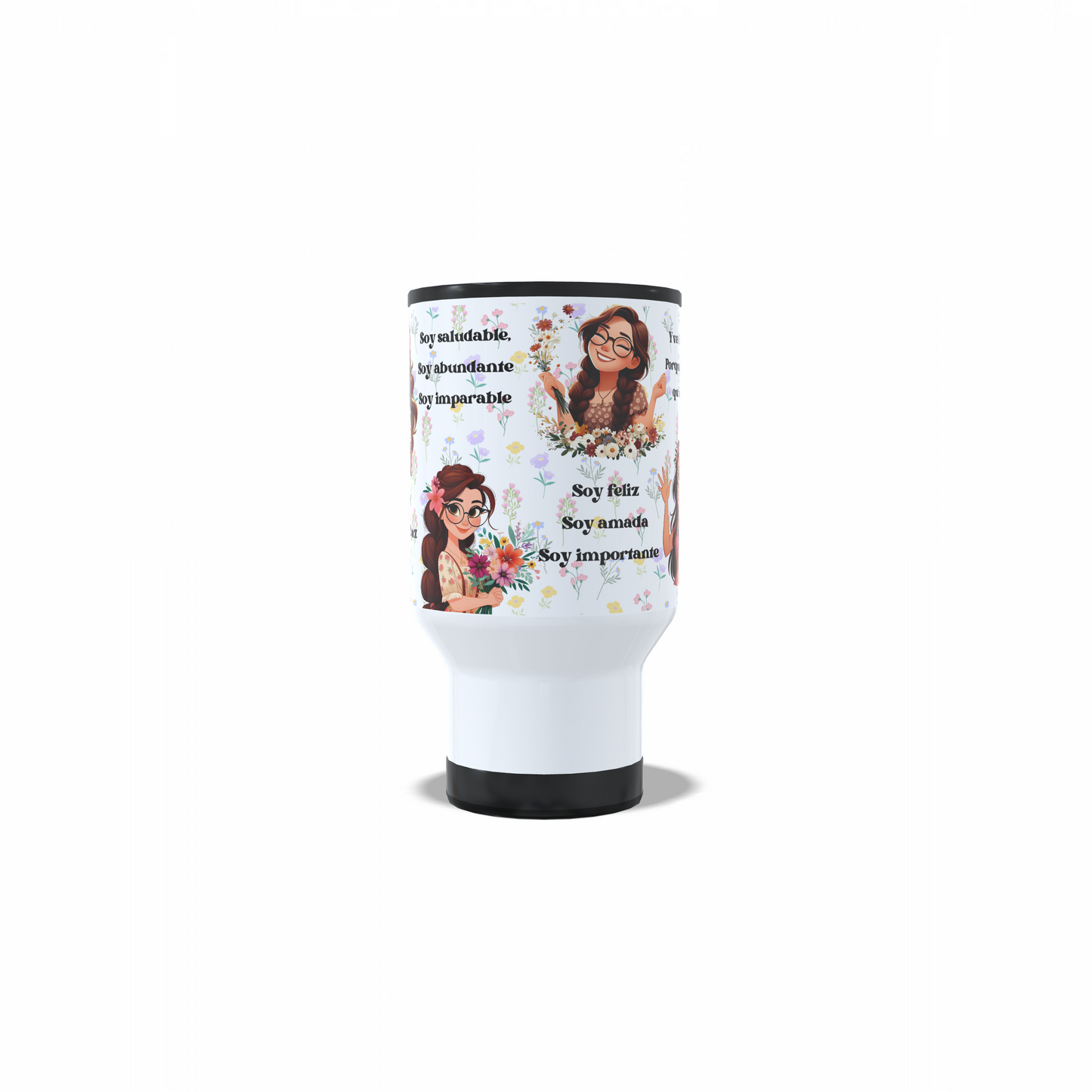 Mug térmico Soy hábil, completa y Capaz