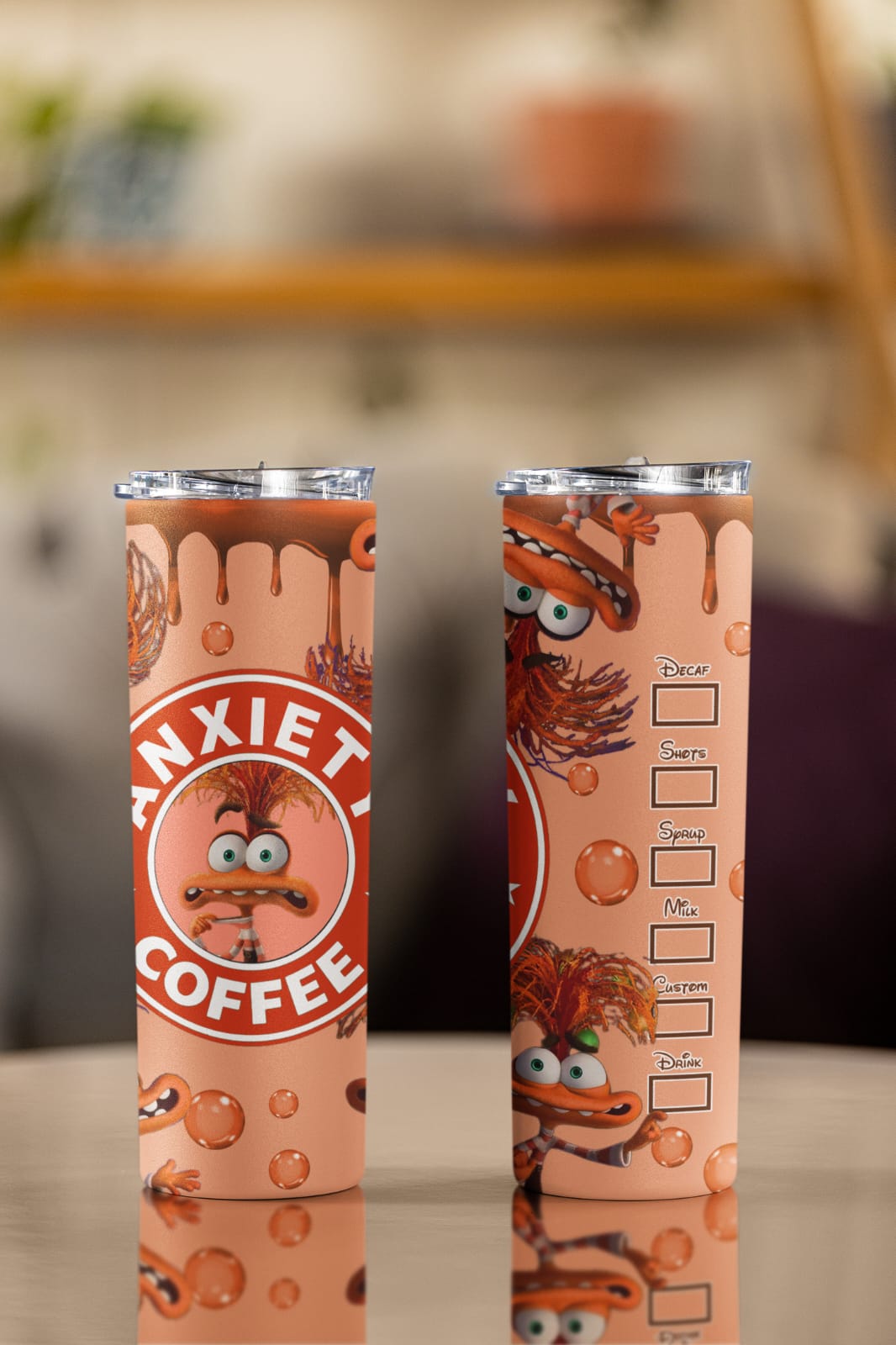 Vaso térmico de 600ml Temática Intensamente