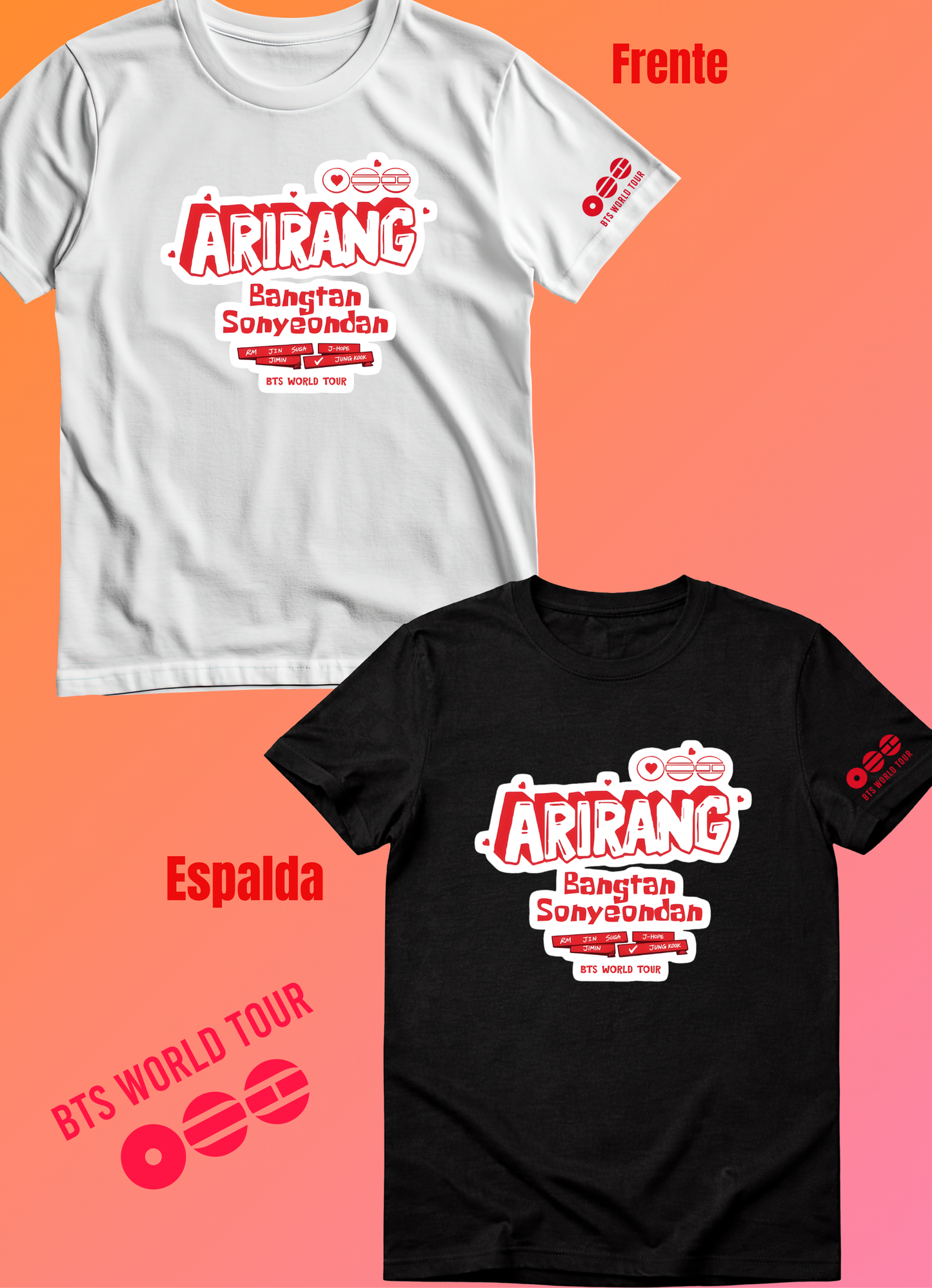 Poleras BTS WORLD TOUR | ARIRANG 2