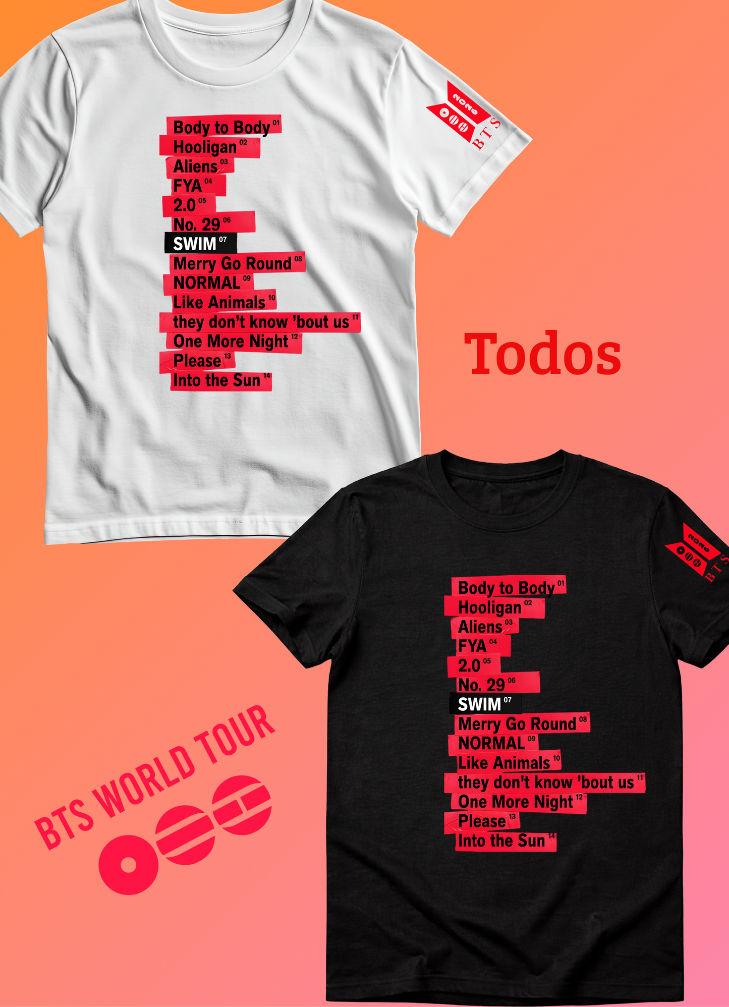 Poleras BTS WORLD TOUR | ARIRANG 2