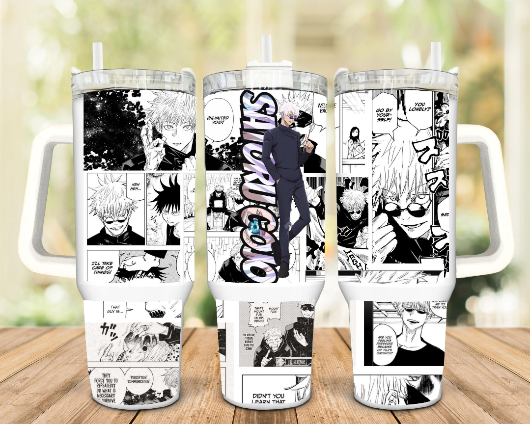 Vaso térmico tipo Stanley Jujutsu Kaisen