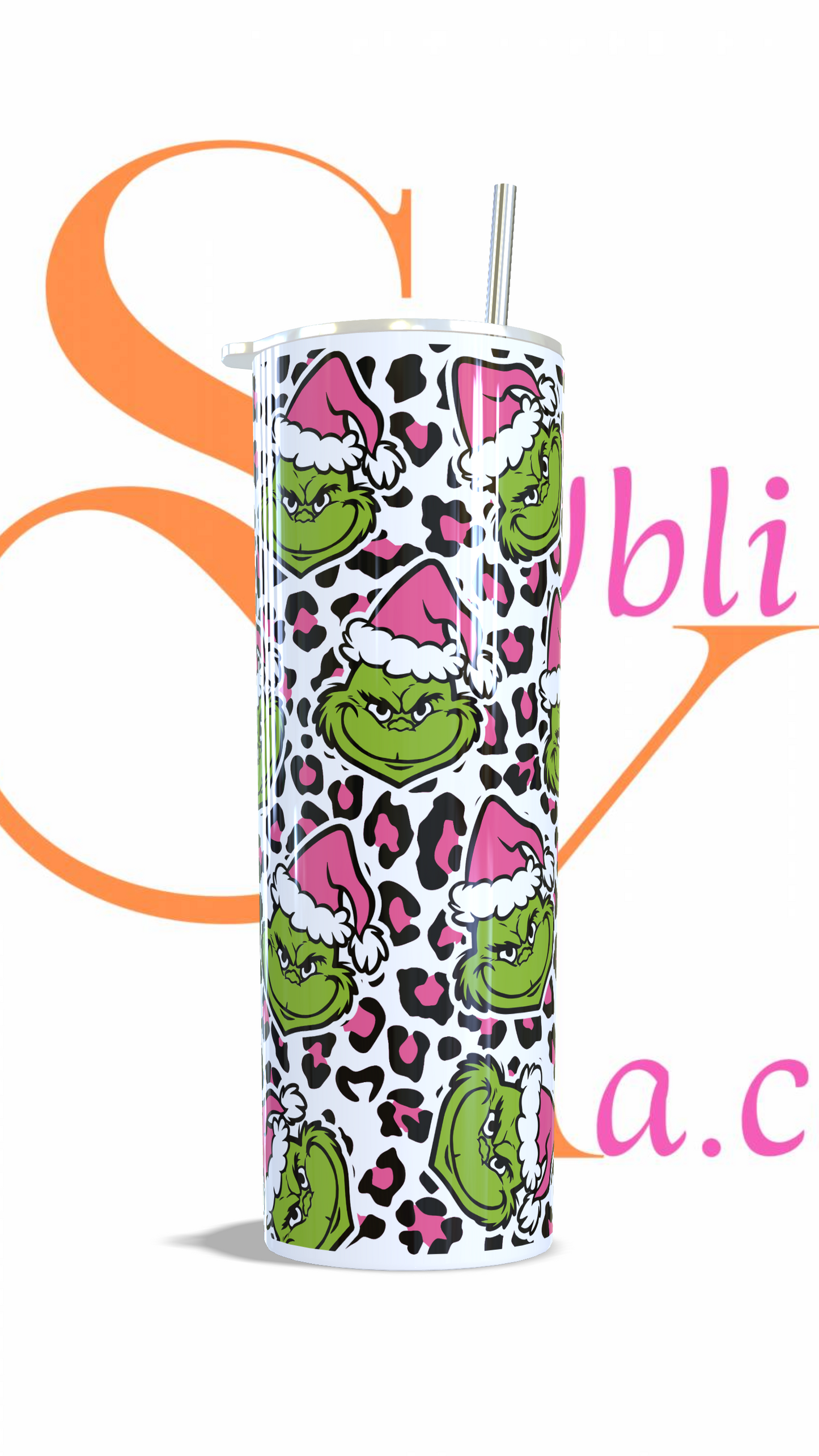 Vaso térmico de 600ml Diseño Grinch