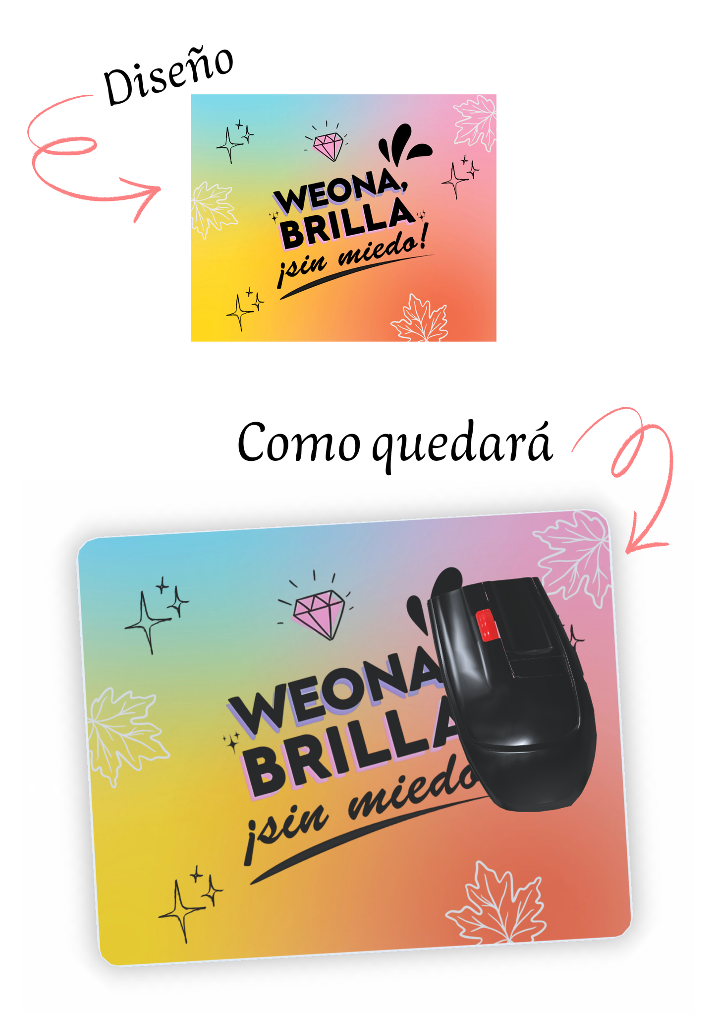 Maused pad Weona brilla son miedo