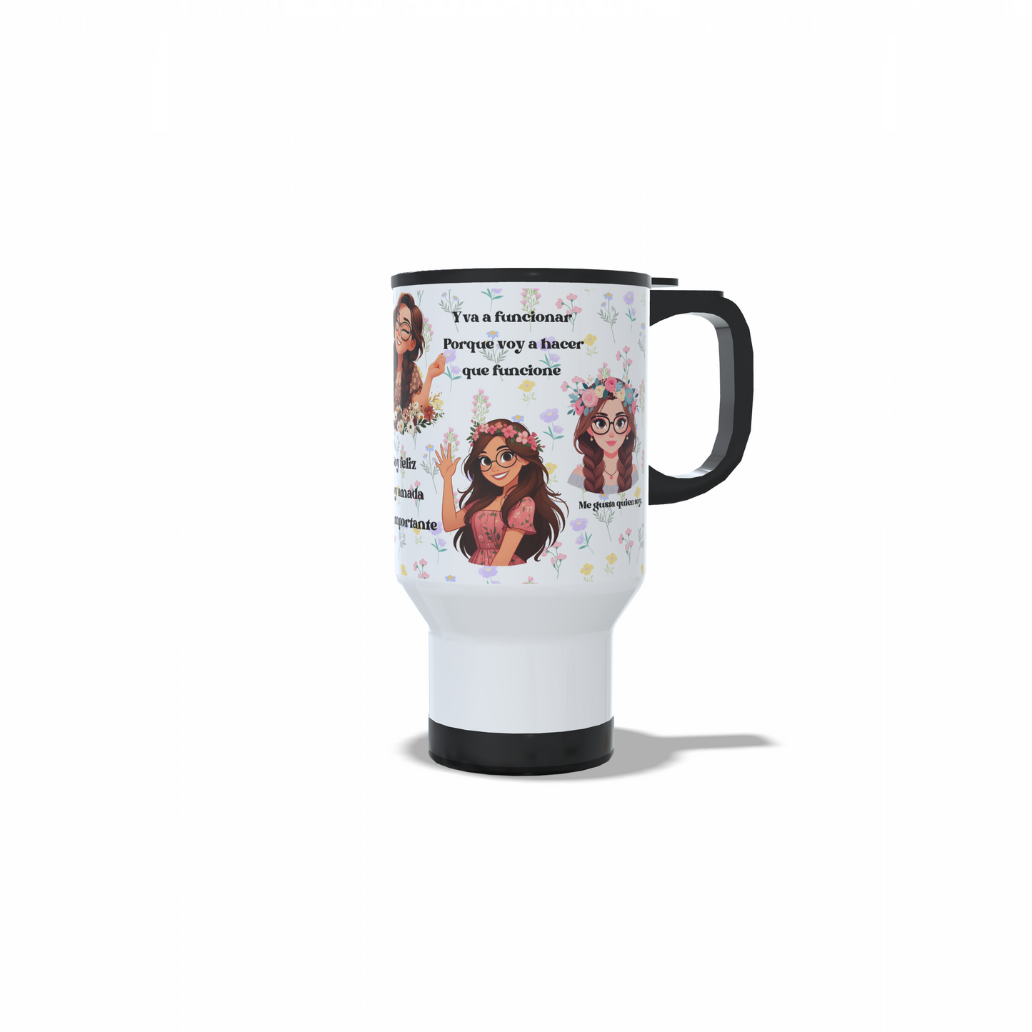 Mug térmico Soy hábil, completa y Capaz